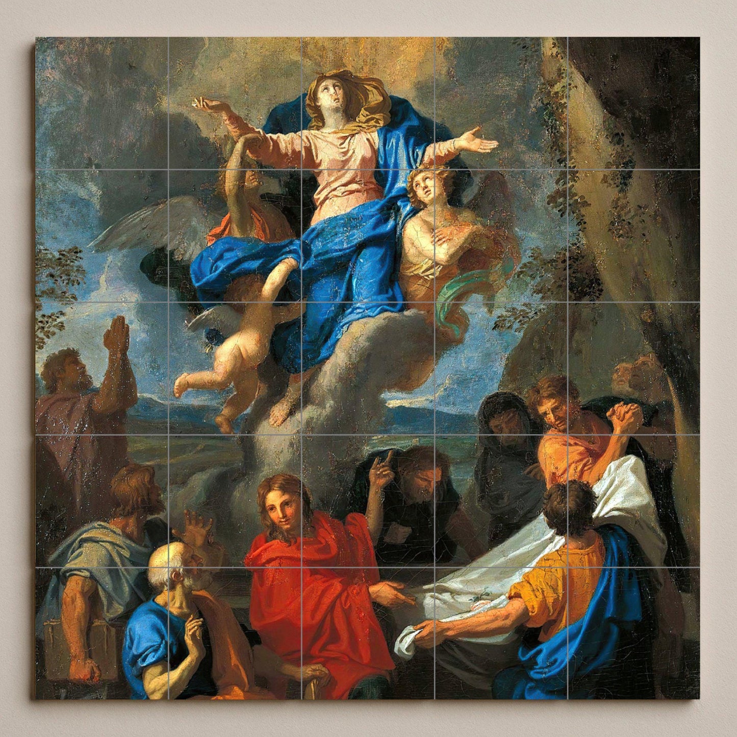 Asunción von Maria · Keramik-Wandbild — Christliche Wandkunst