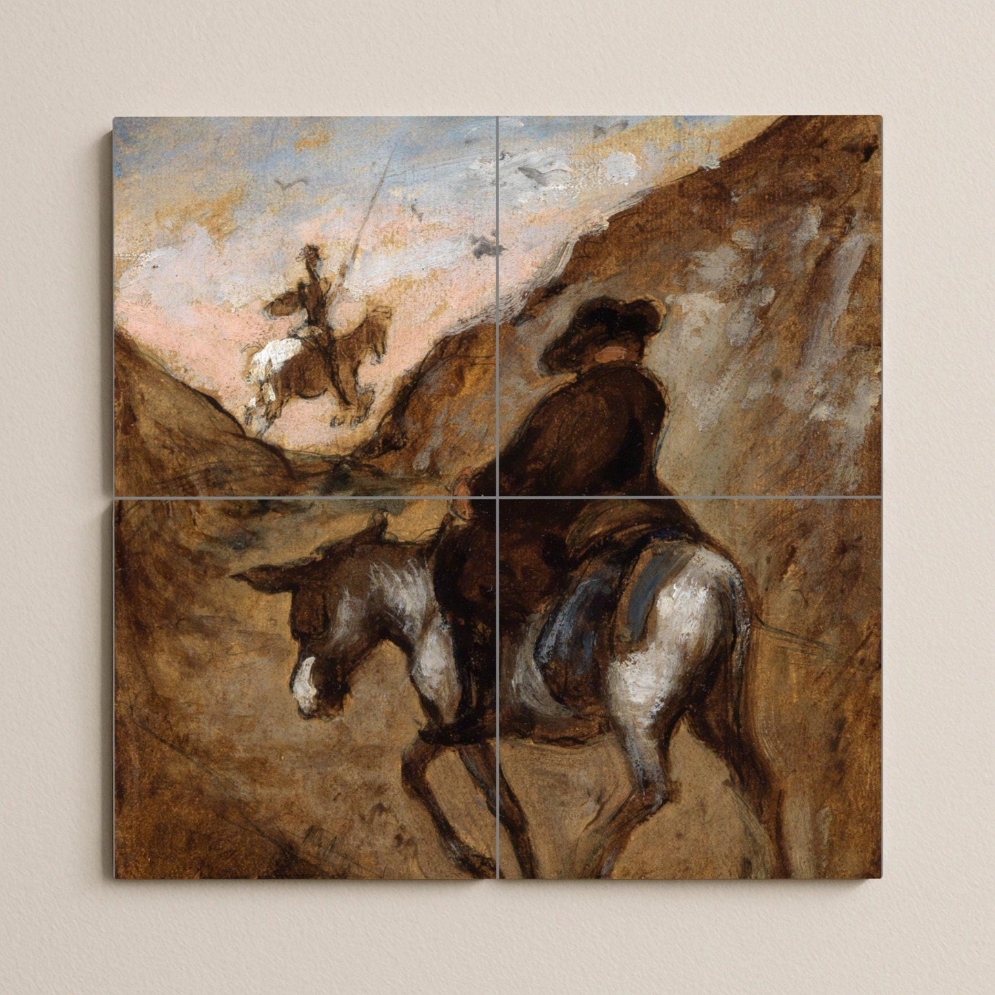 Don Quijote · Ceramic Wall Mural — Bird & Beast Mural