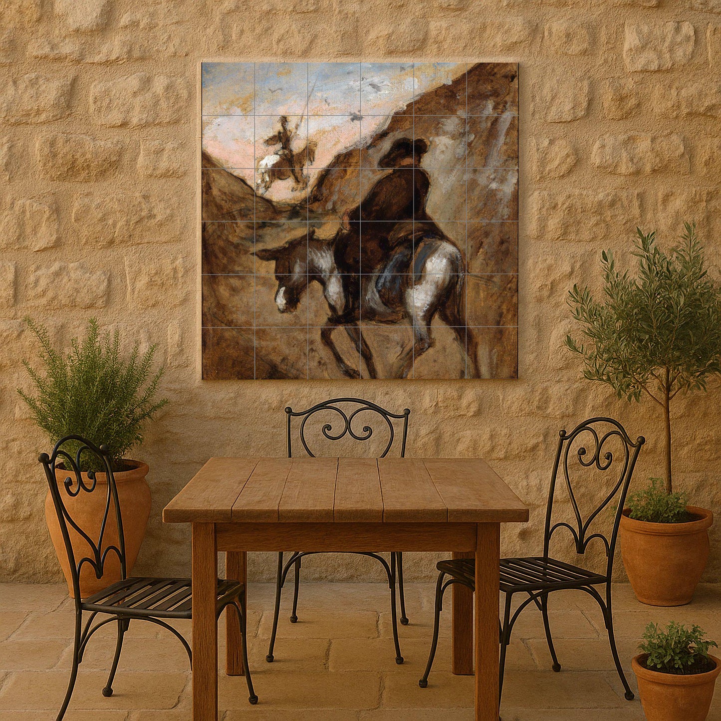 Don Quijote · Ceramic Wall Mural — Bird & Beast Mural