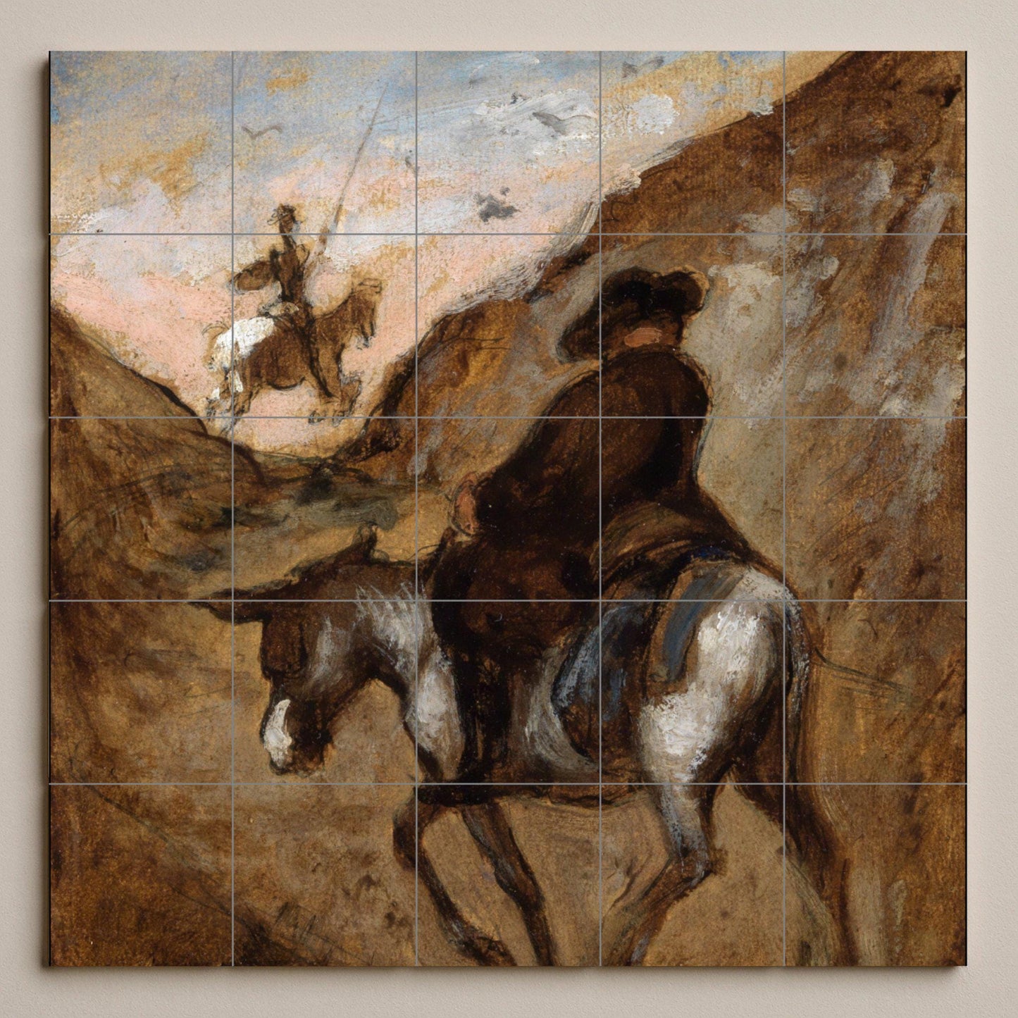 Don Quijote · Ceramic Wall Mural — Bird & Beast Mural