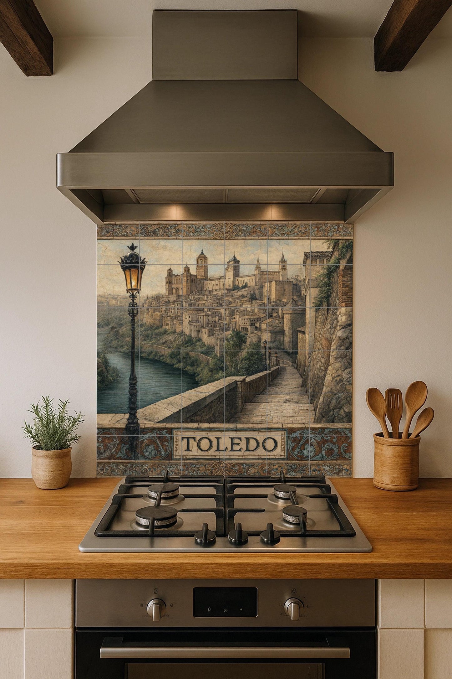 Toledo — Murale di Monumenti, Arte da Parete in Ceramica