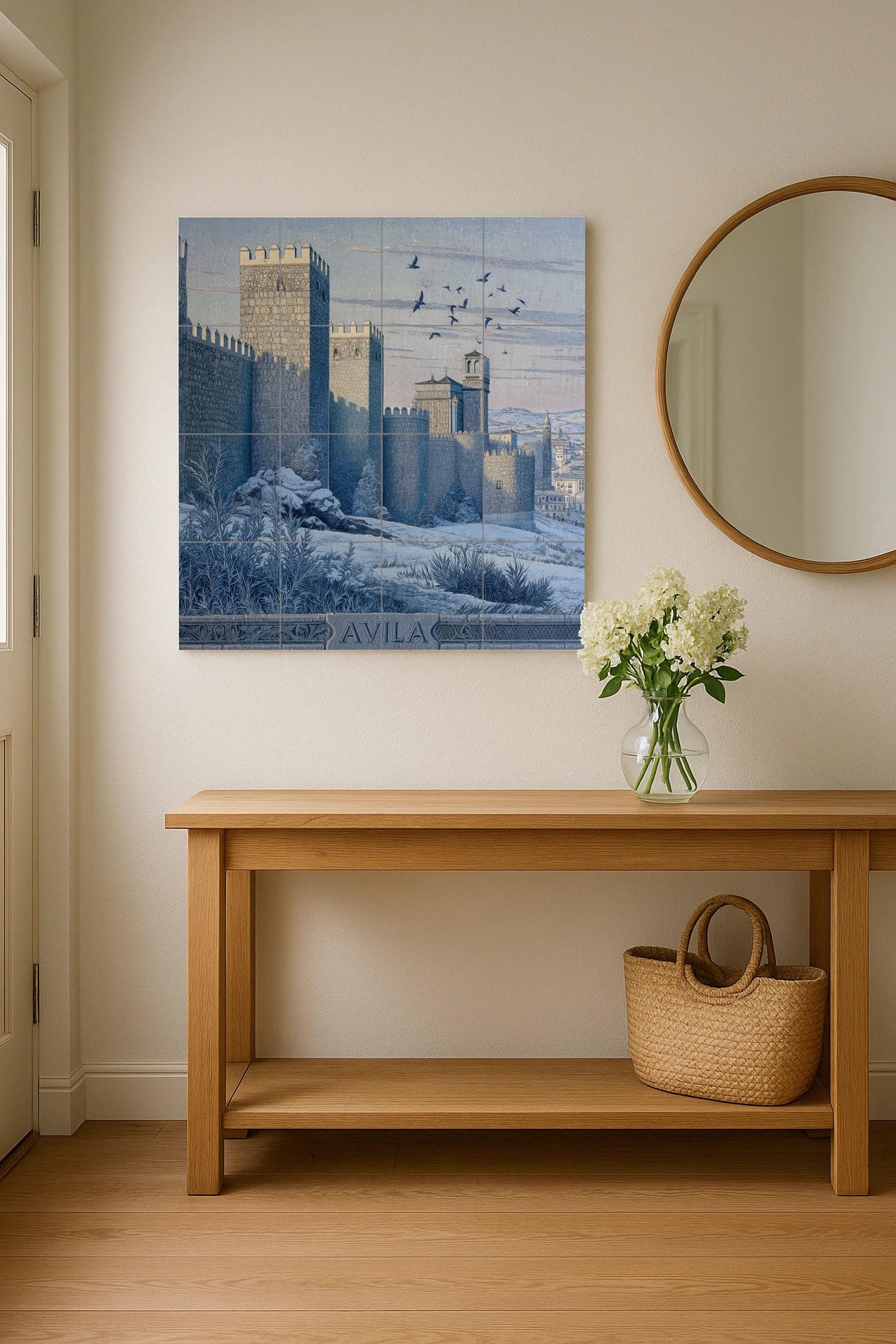 Ávila — Cityscape in Tile · Ceramic Tile Mural