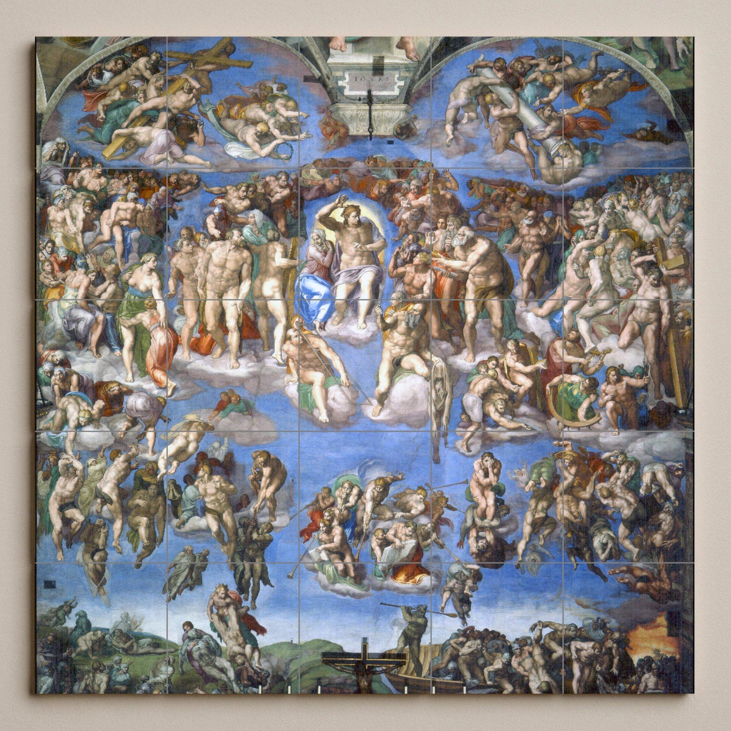 Juicio Final — Murale in Piastrelle di Ceramica · Riproduzione da Museo