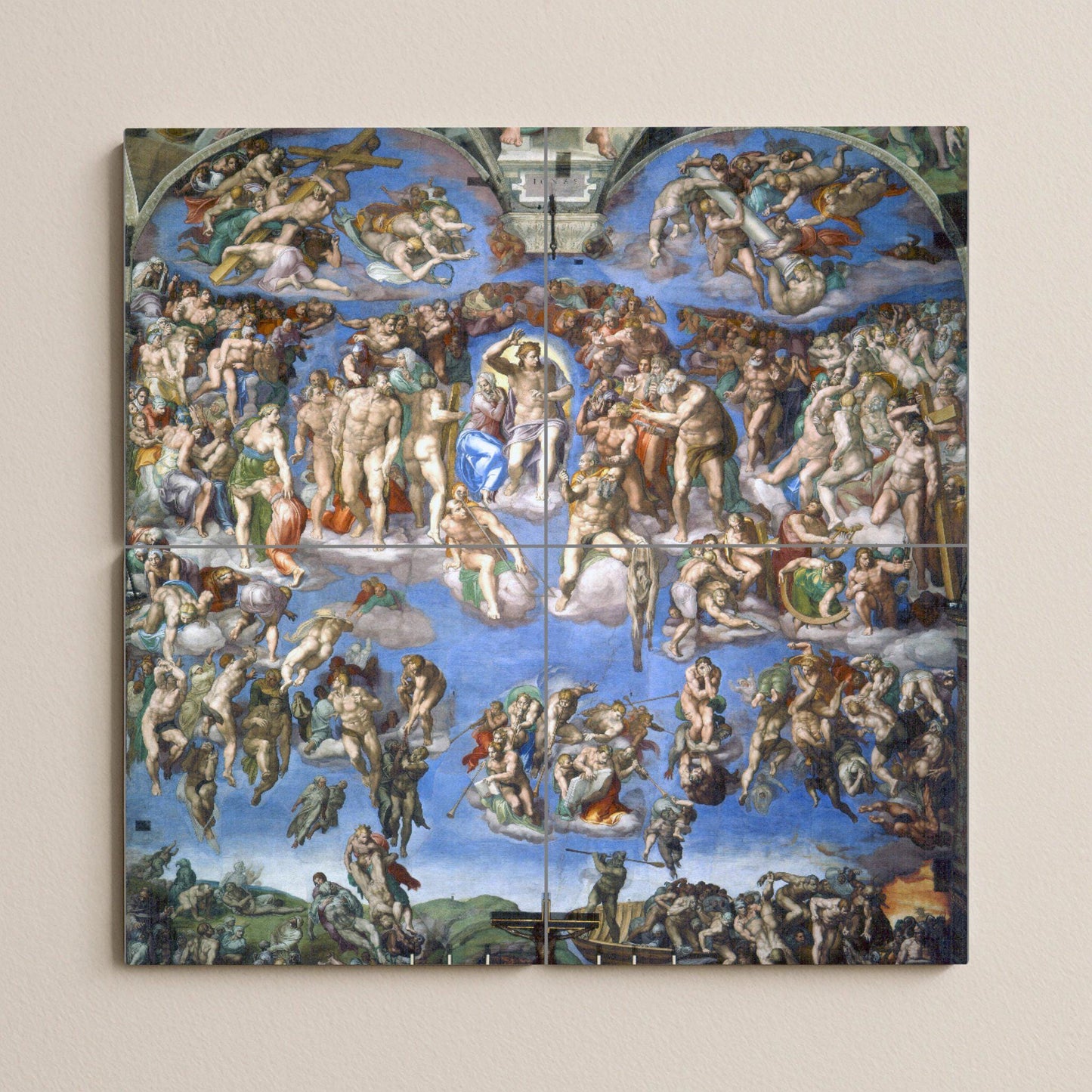 Juicio Final — Murale in Piastrelle di Ceramica · Riproduzione da Museo