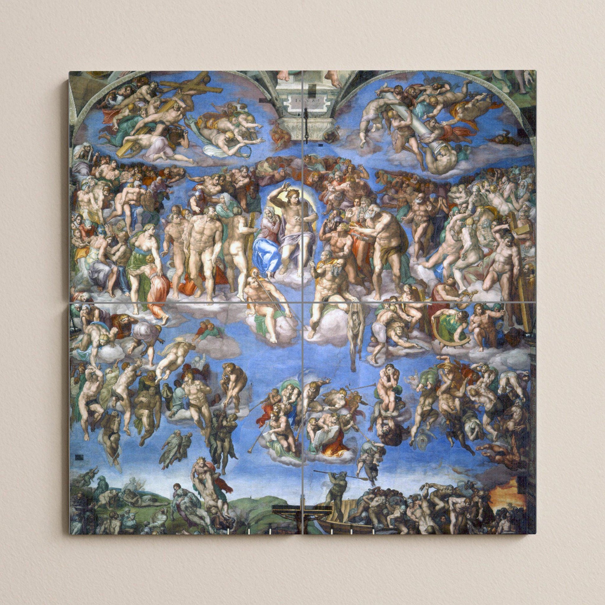 Juicio Final — Murale in Piastrelle di Ceramica · Riproduzione da Museo