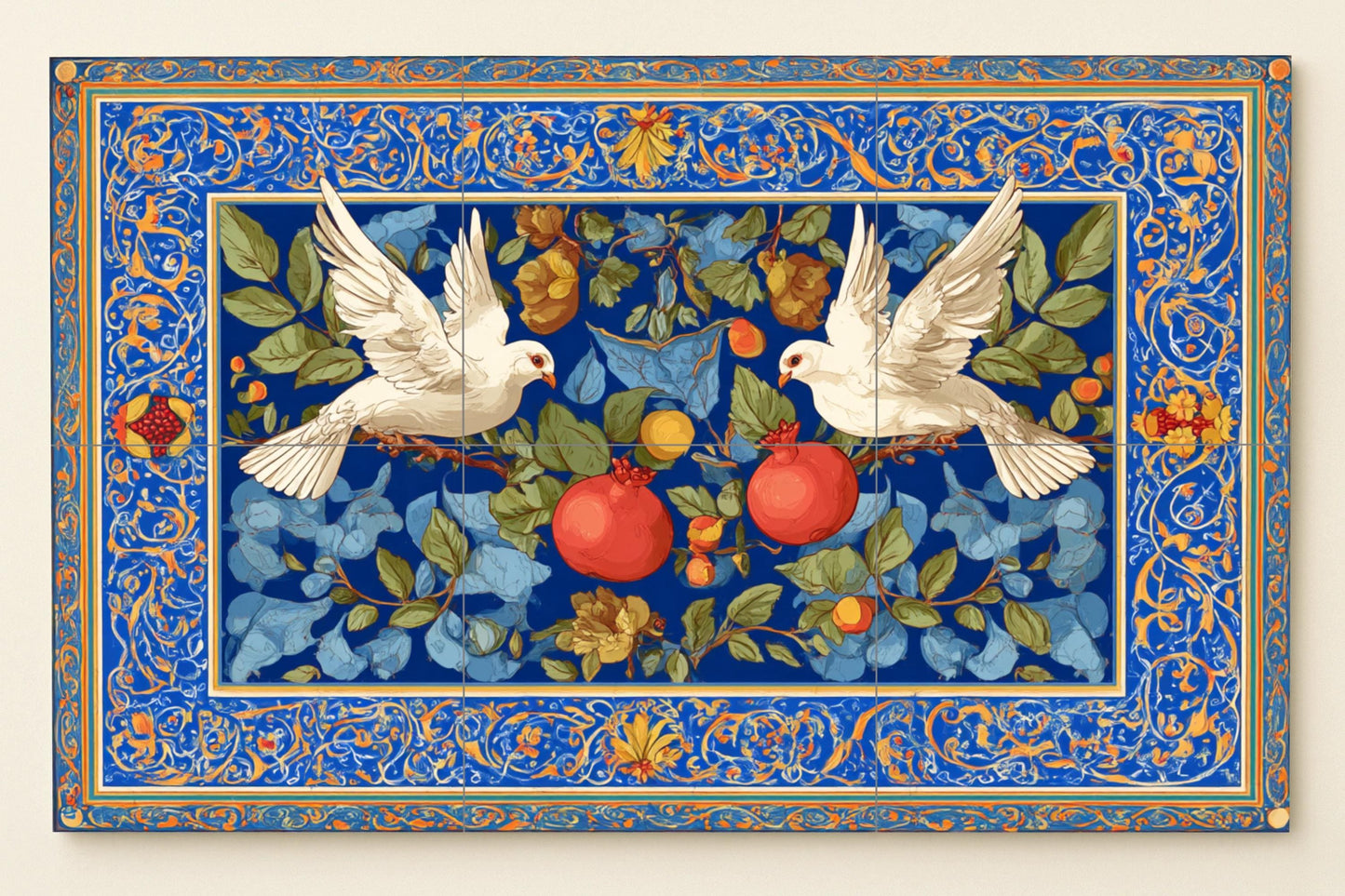 Hermoso Azulejo Mural · Ceramic Wall Mural — Garden & Scenery Décor