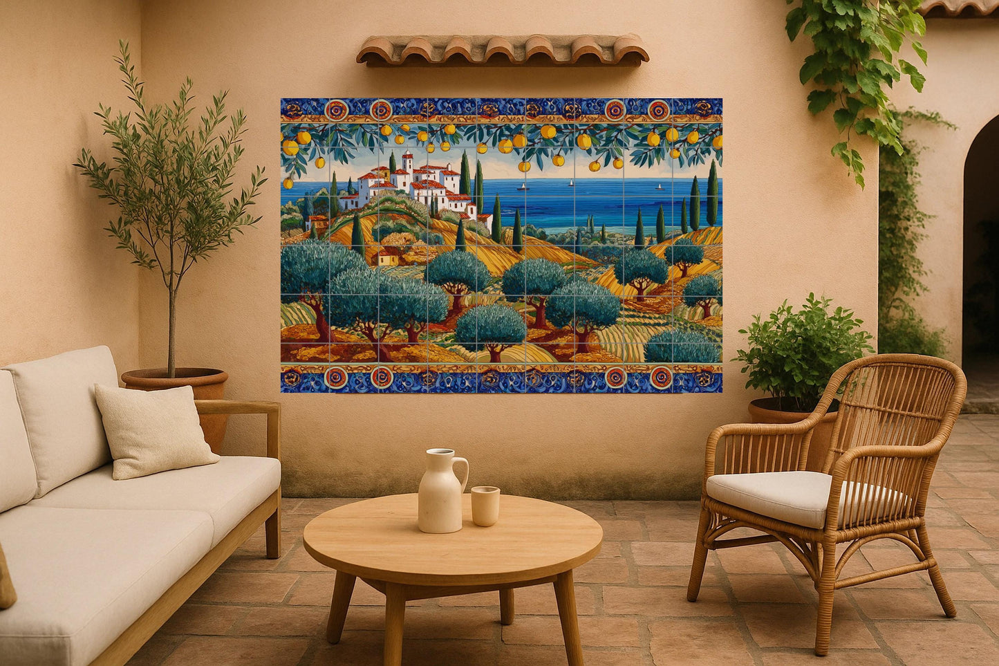 Altea — Kitchen & Country Scene · Tile Wall Art