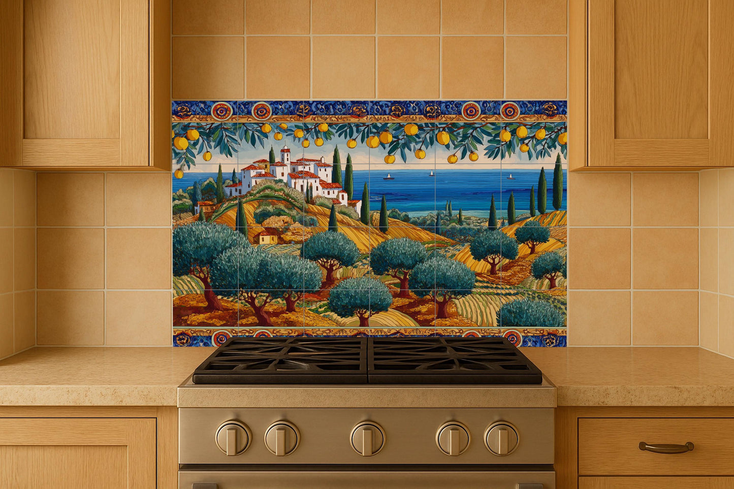 Altea — Kitchen & Country Scene · Tile Wall Art