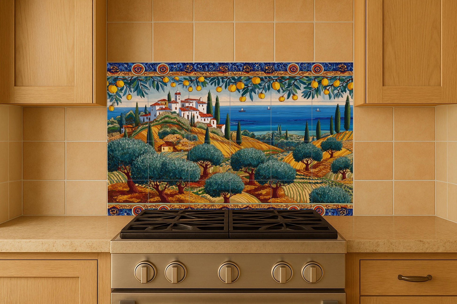 Altea — Kitchen & Country Scene · Tile Wall Art