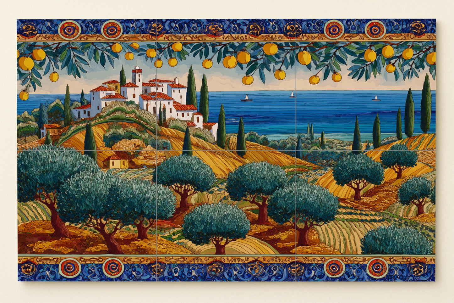 Altea — Kitchen & Country Scene · Tile Wall Art