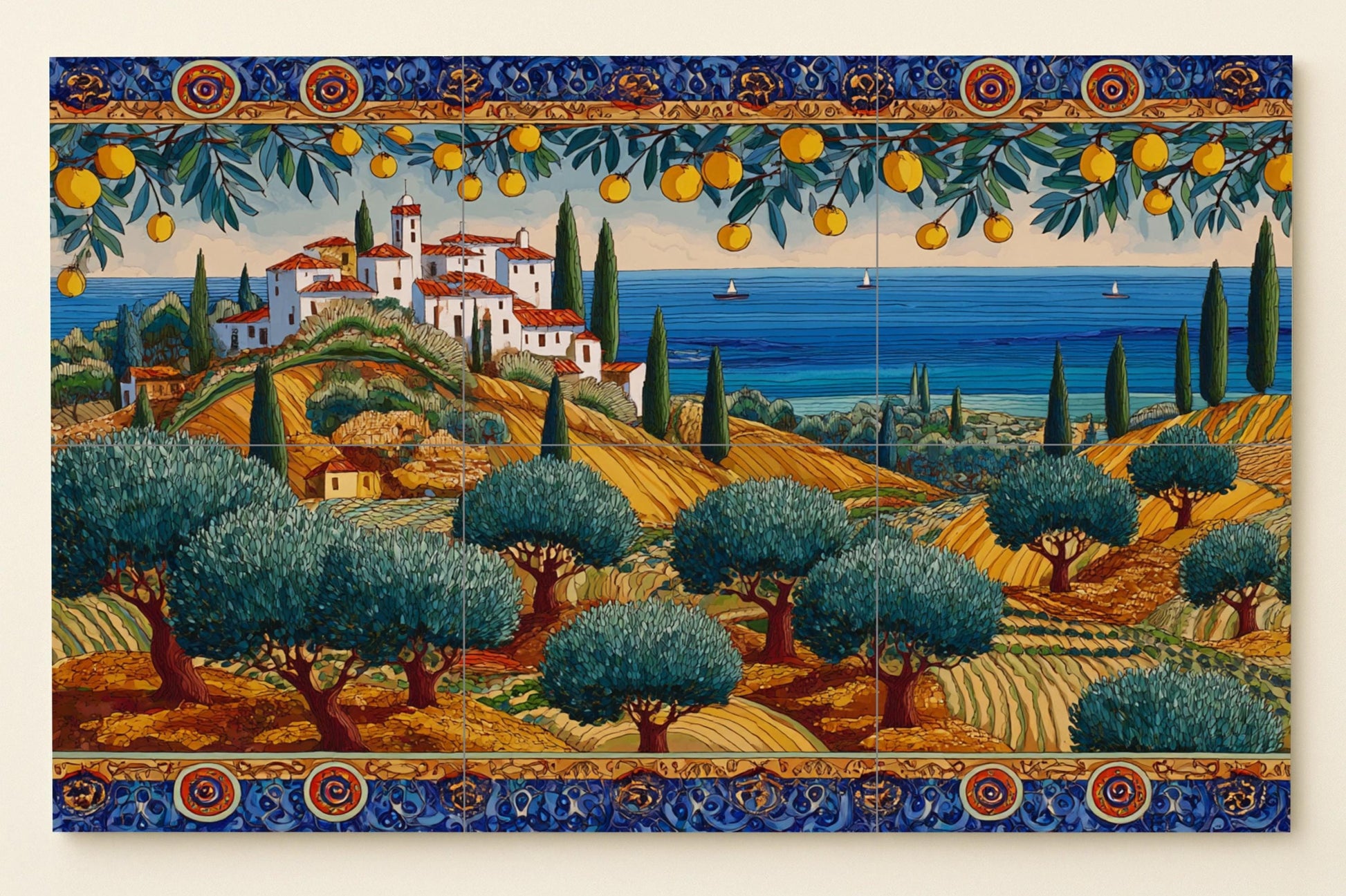Altea — Kitchen & Country Scene · Tile Wall Art