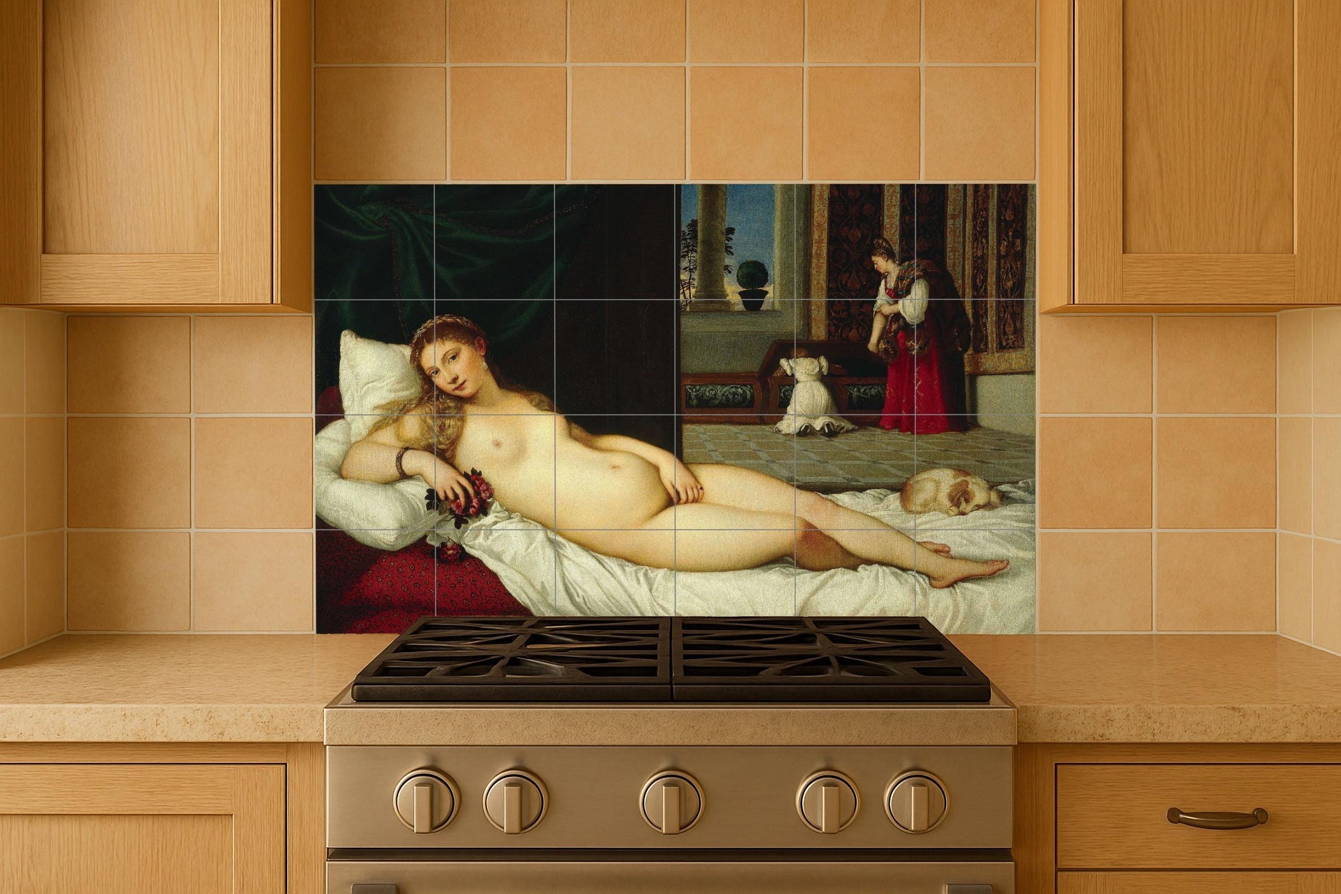 Vénus de Urbino · Fresque Céramique — Art de Galerie