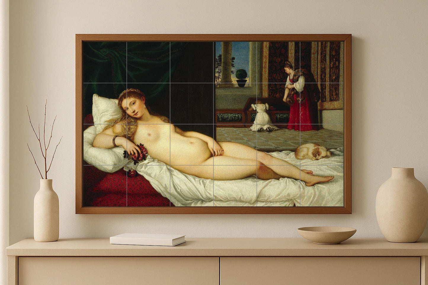 Vénus de Urbino · Fresque Céramique — Art de Galerie