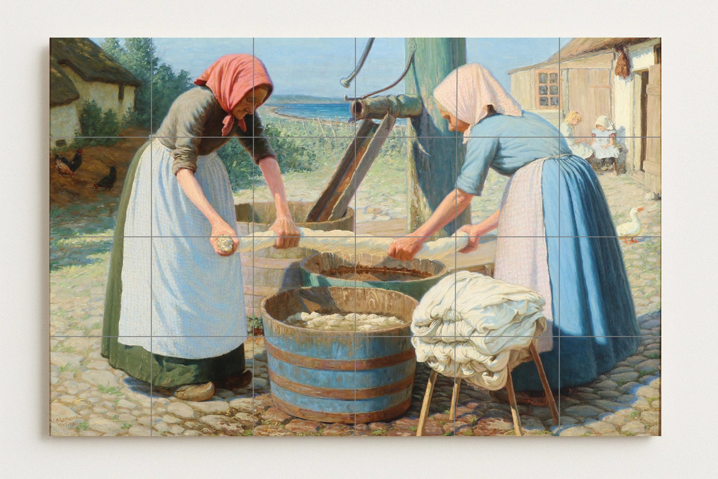 Ceramic Tile Mural: Farm Nordic — Mythology Wall Art