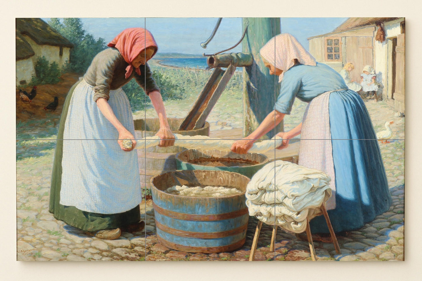 Ceramic Tile Mural: Farm Nordic — Mythology Wall Art