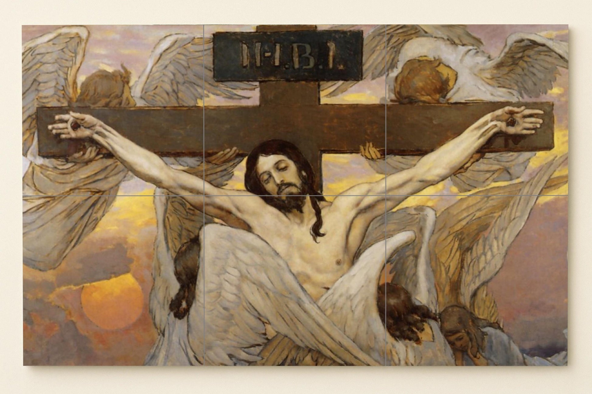 Crocifissione — Arte Sacra e Religiosa, Arte da Parete in Ceramica