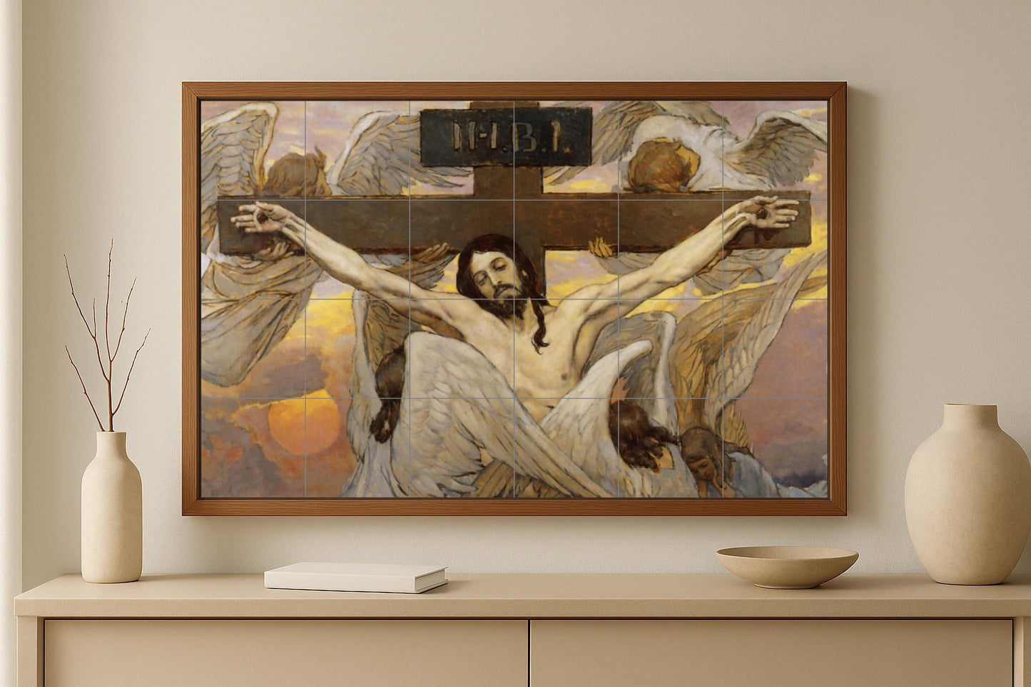 Crocifissione — Arte Sacra e Religiosa, Arte da Parete in Ceramica