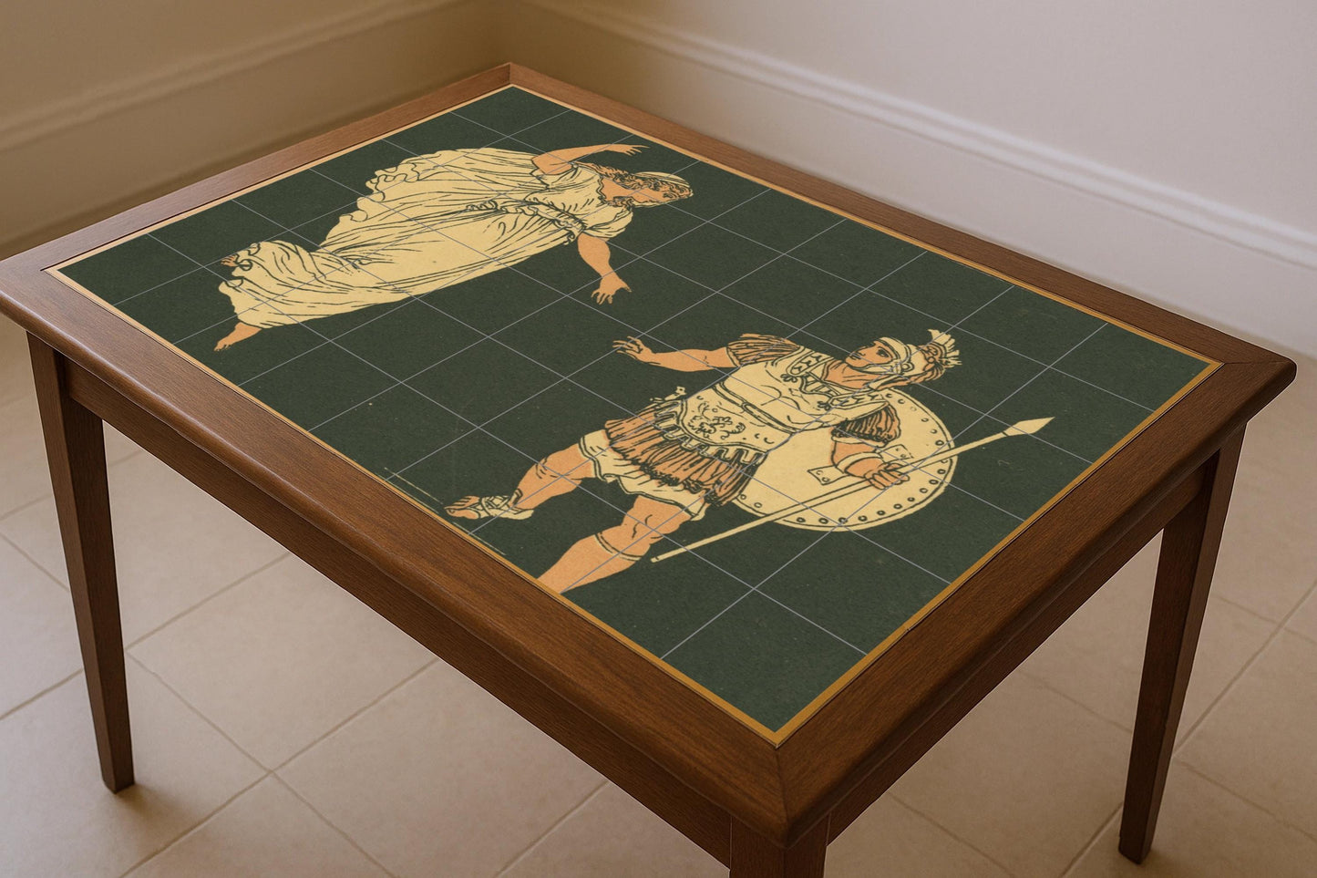 Ceramic Tile Mural: Trojan War — Legends & Epic Art
