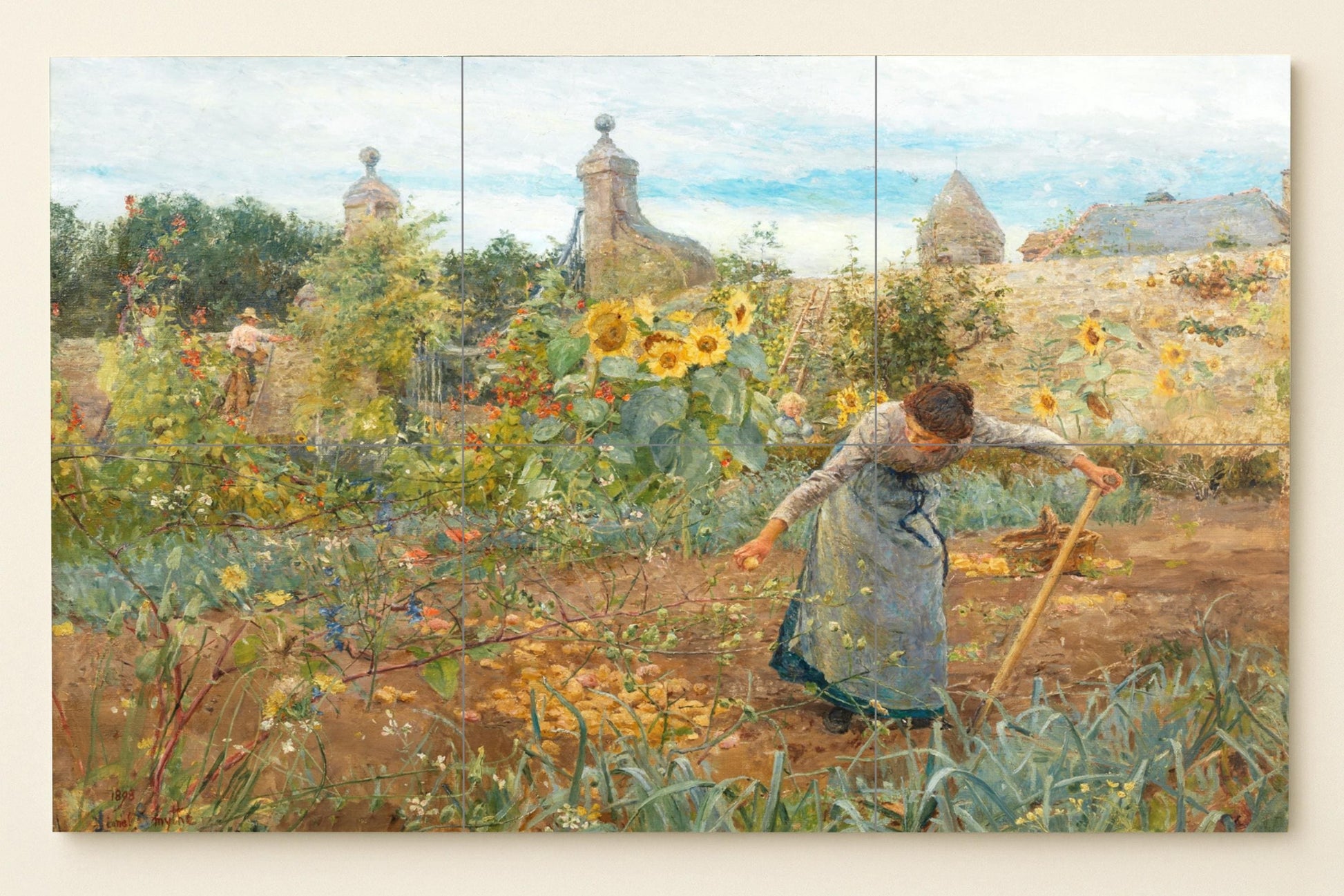 Mural de vida en la granja