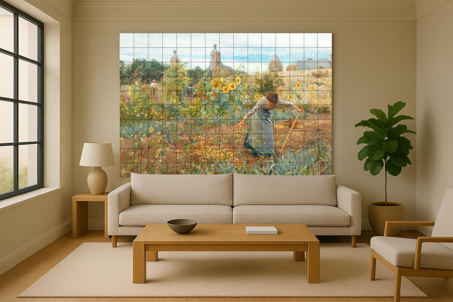 Mural de vida en la granja