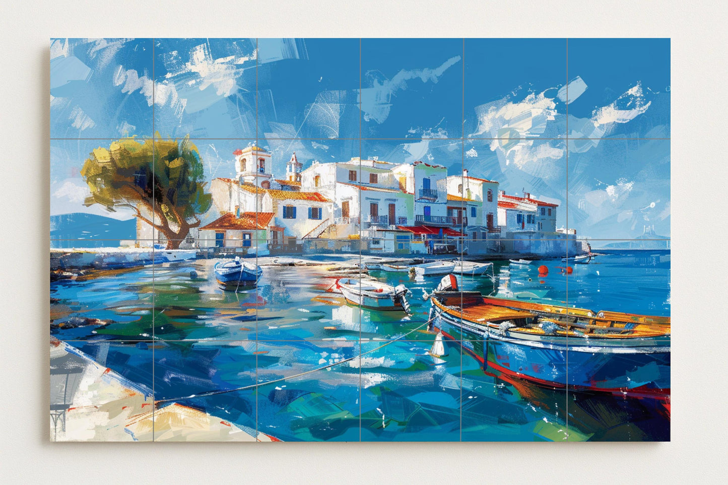 Mural de Portofino — Costa italiana