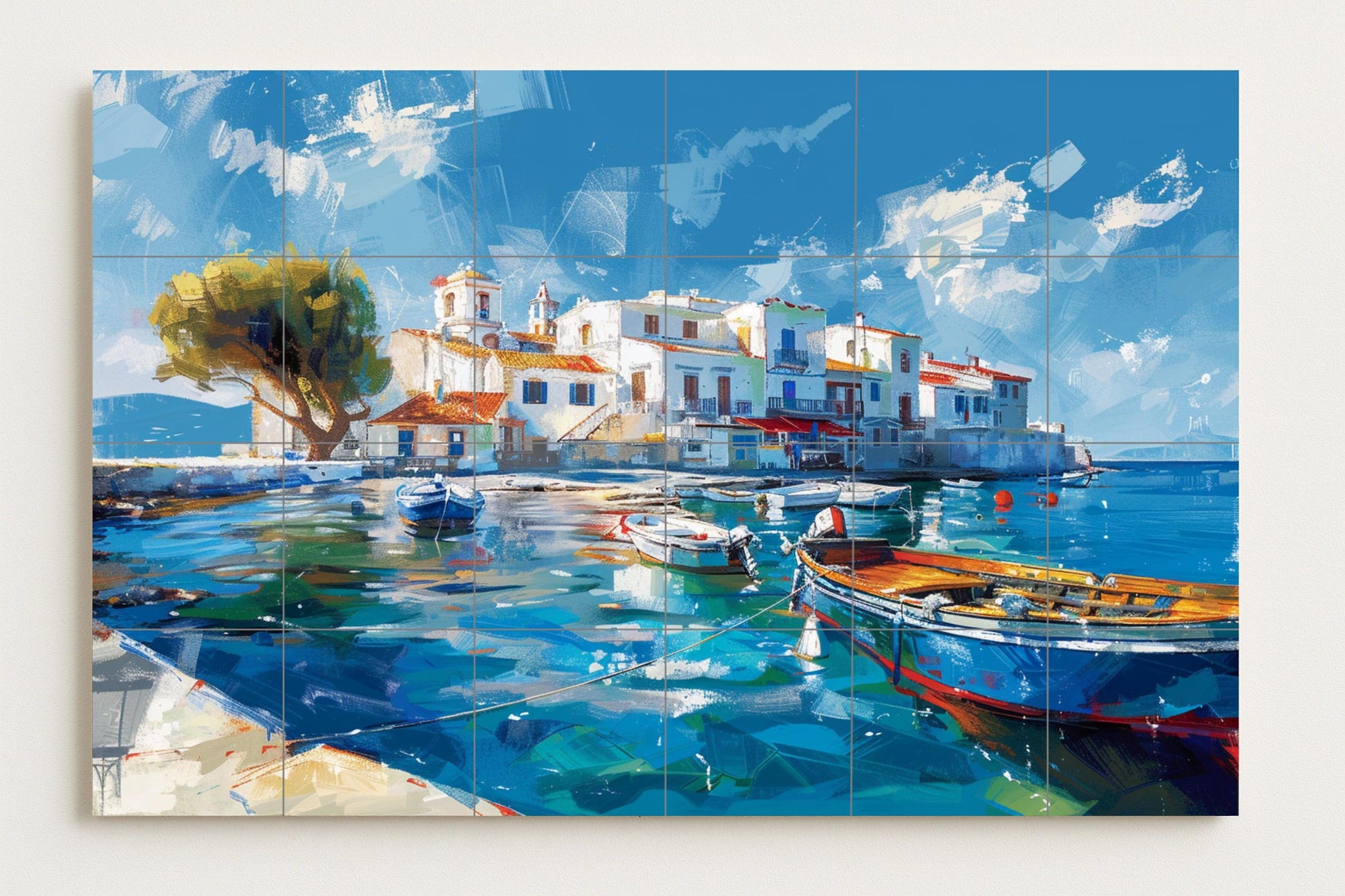 Mural de Portofino — Costa italiana