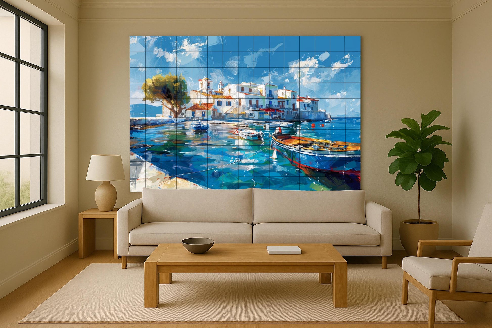 Mural de Portofino — Costa italiana