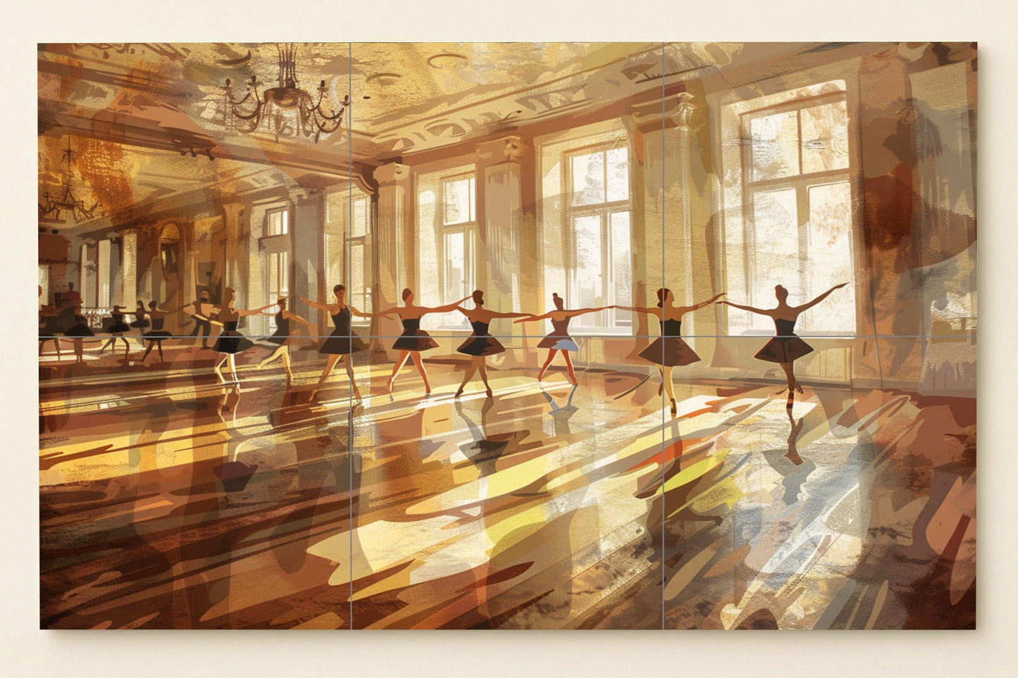 Ensayo of ballet — Ornamental Wall Panel · Ceramic Tile Mural