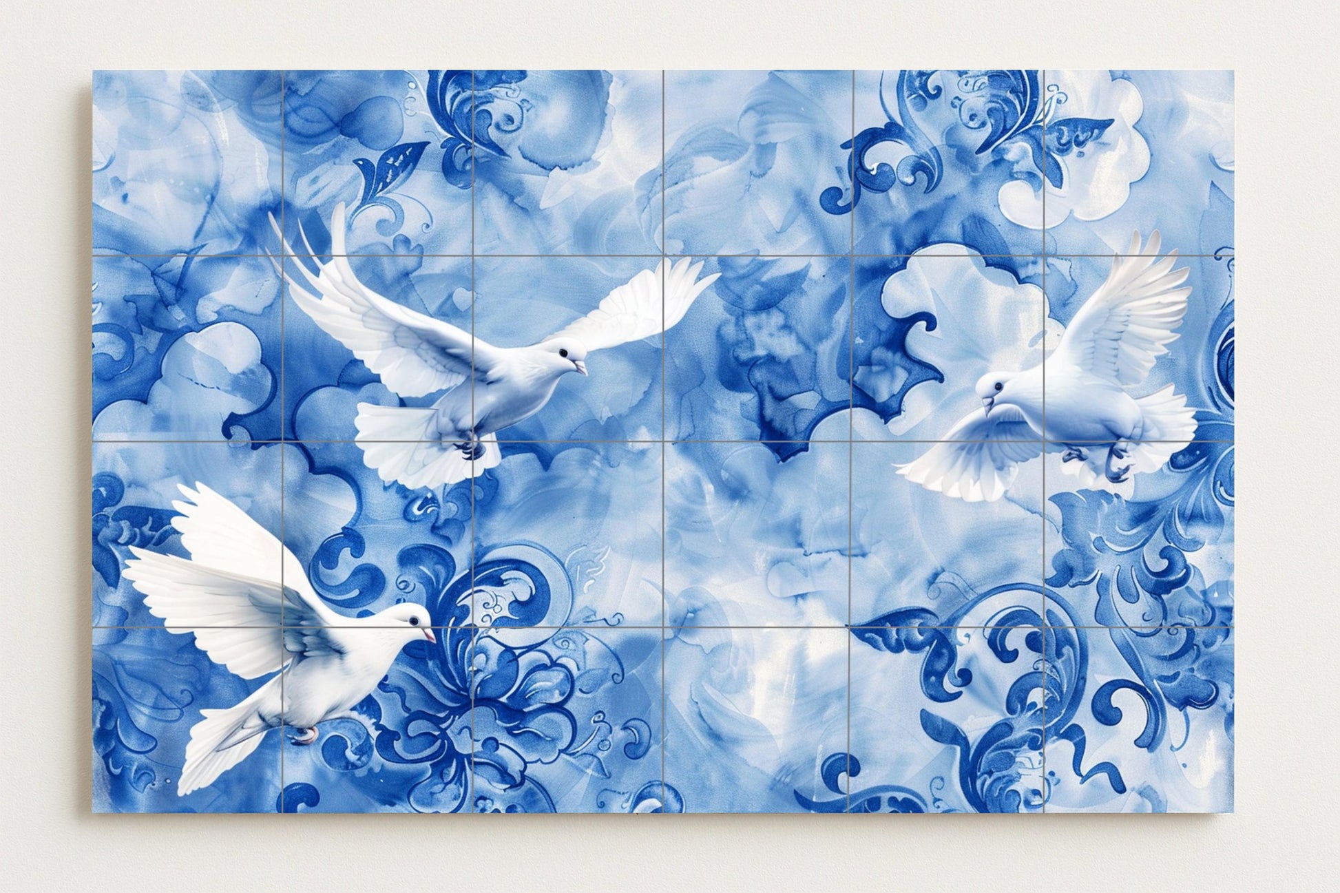 Mural de paloma de la paz