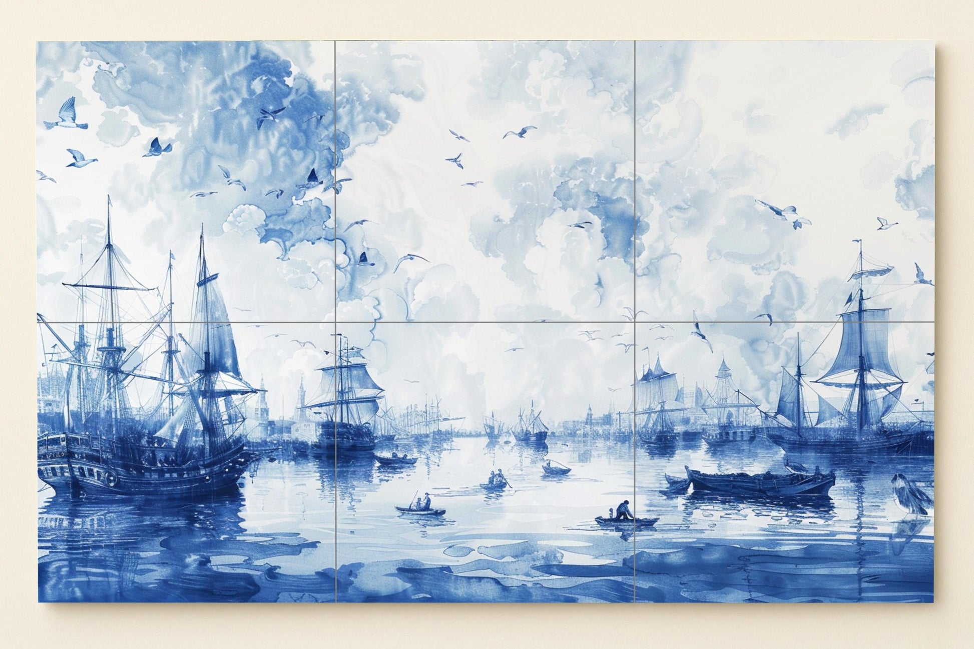Maritime — Nautical Wall Décor · Ceramic Tile Mural