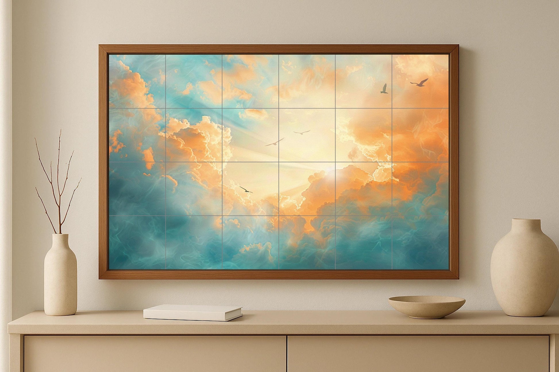 Fresque en Carrelage Cielo Sacré — Scène Biblique