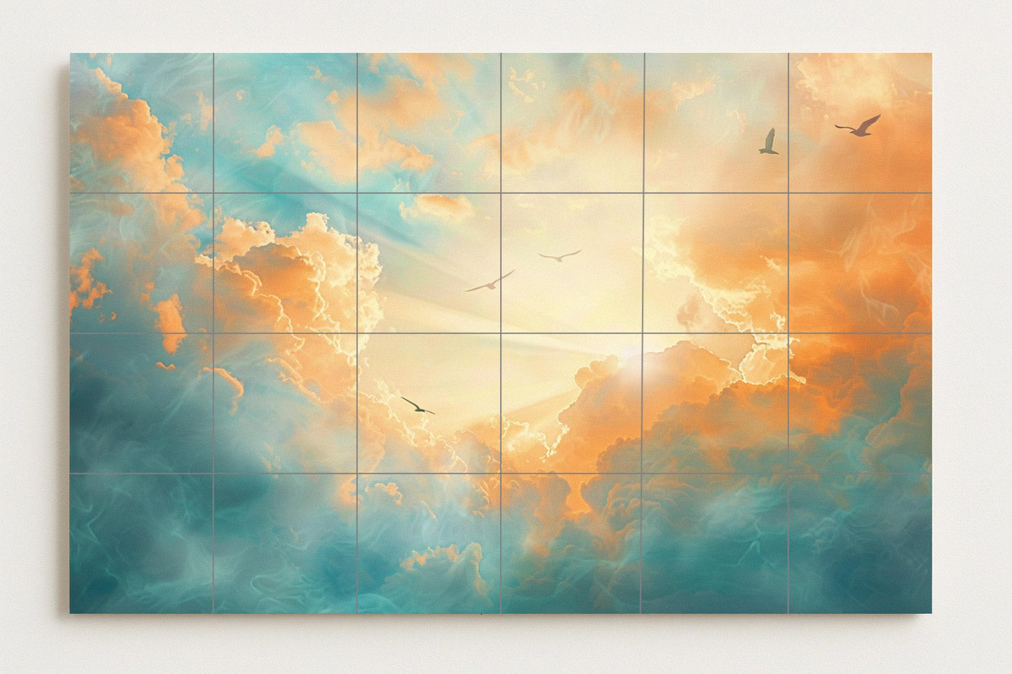 Fresque en Carrelage Cielo Sacré — Scène Biblique