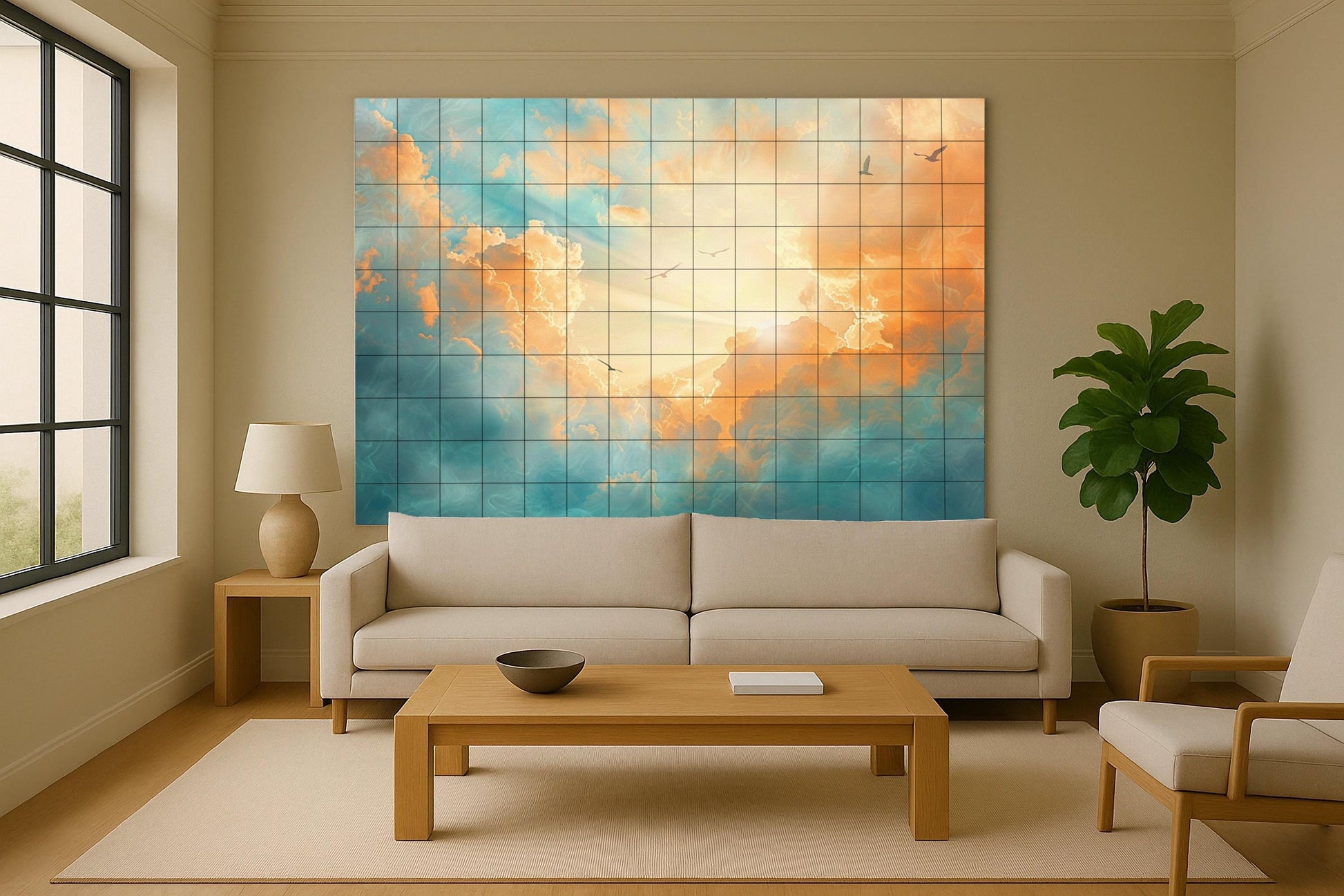 Fresque en Carrelage Cielo Sacré — Scène Biblique