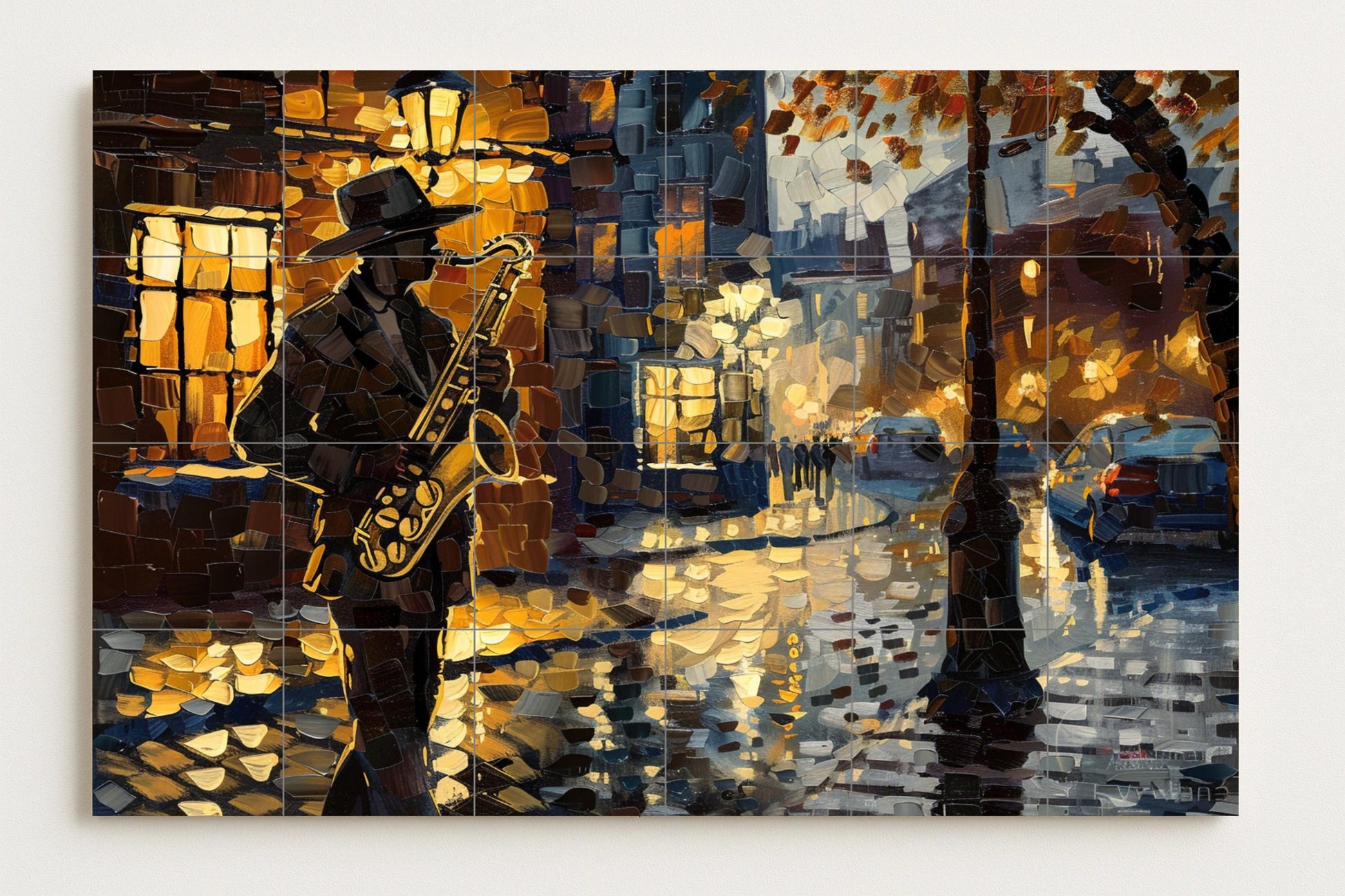 Jazz di Nueva Orleans — Decoro di Viaggio, Arte da Parete in Ceramica