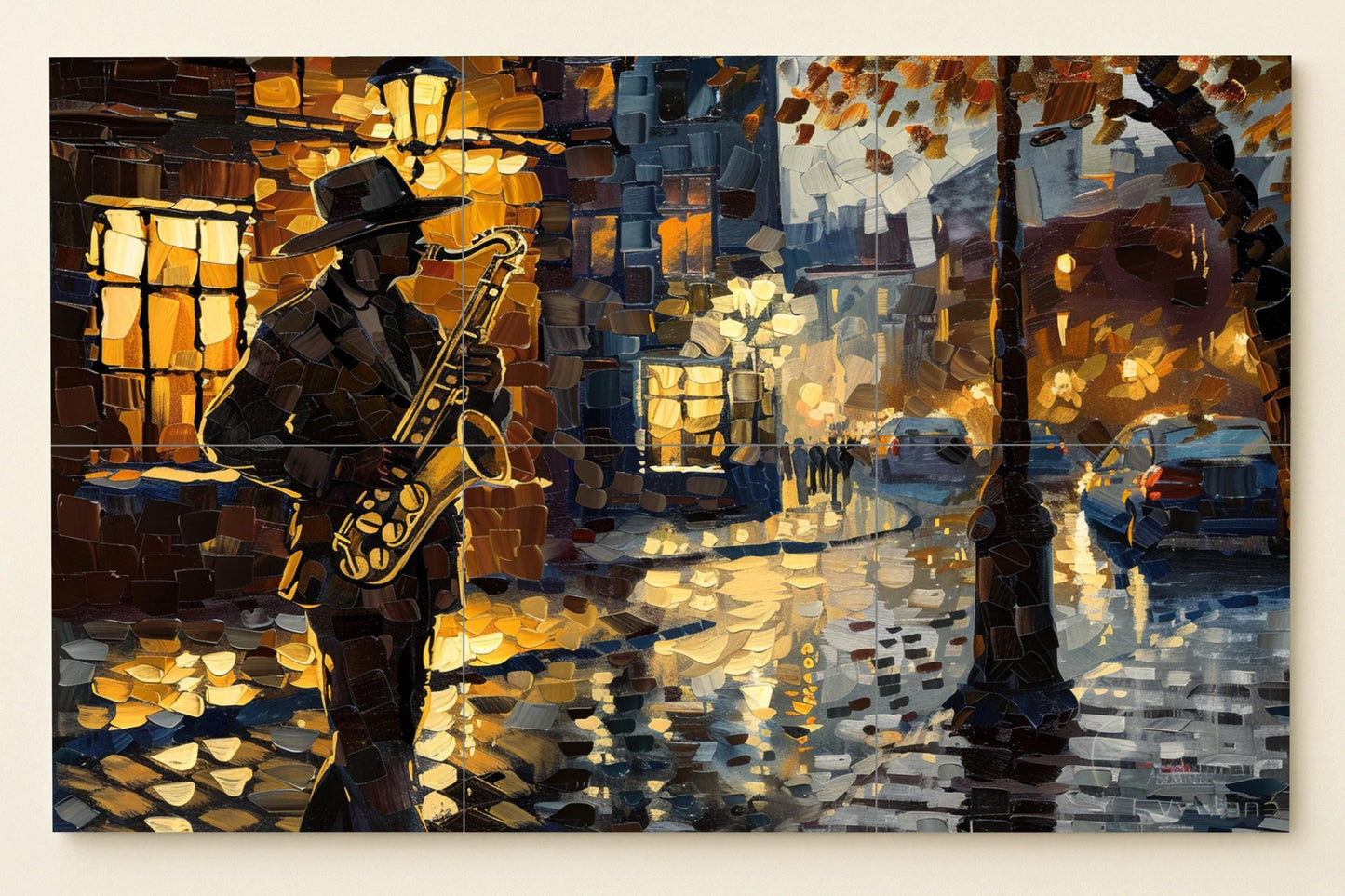 Jazz di Nueva Orleans — Decoro di Viaggio, Arte da Parete in Ceramica