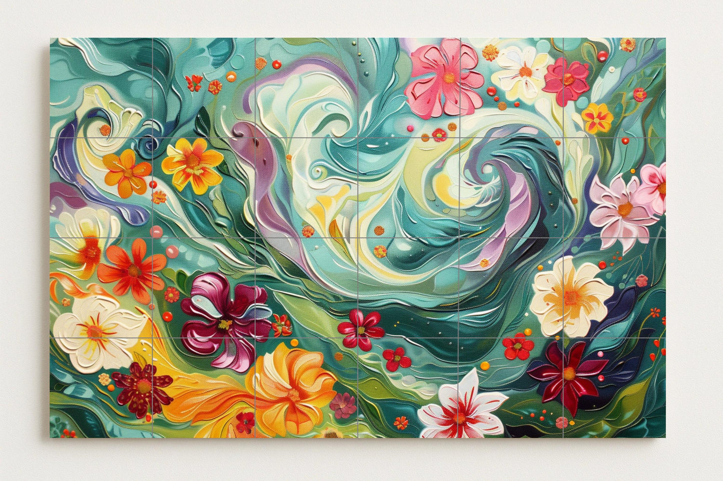 Mural de pared Tropical Bloomstorm