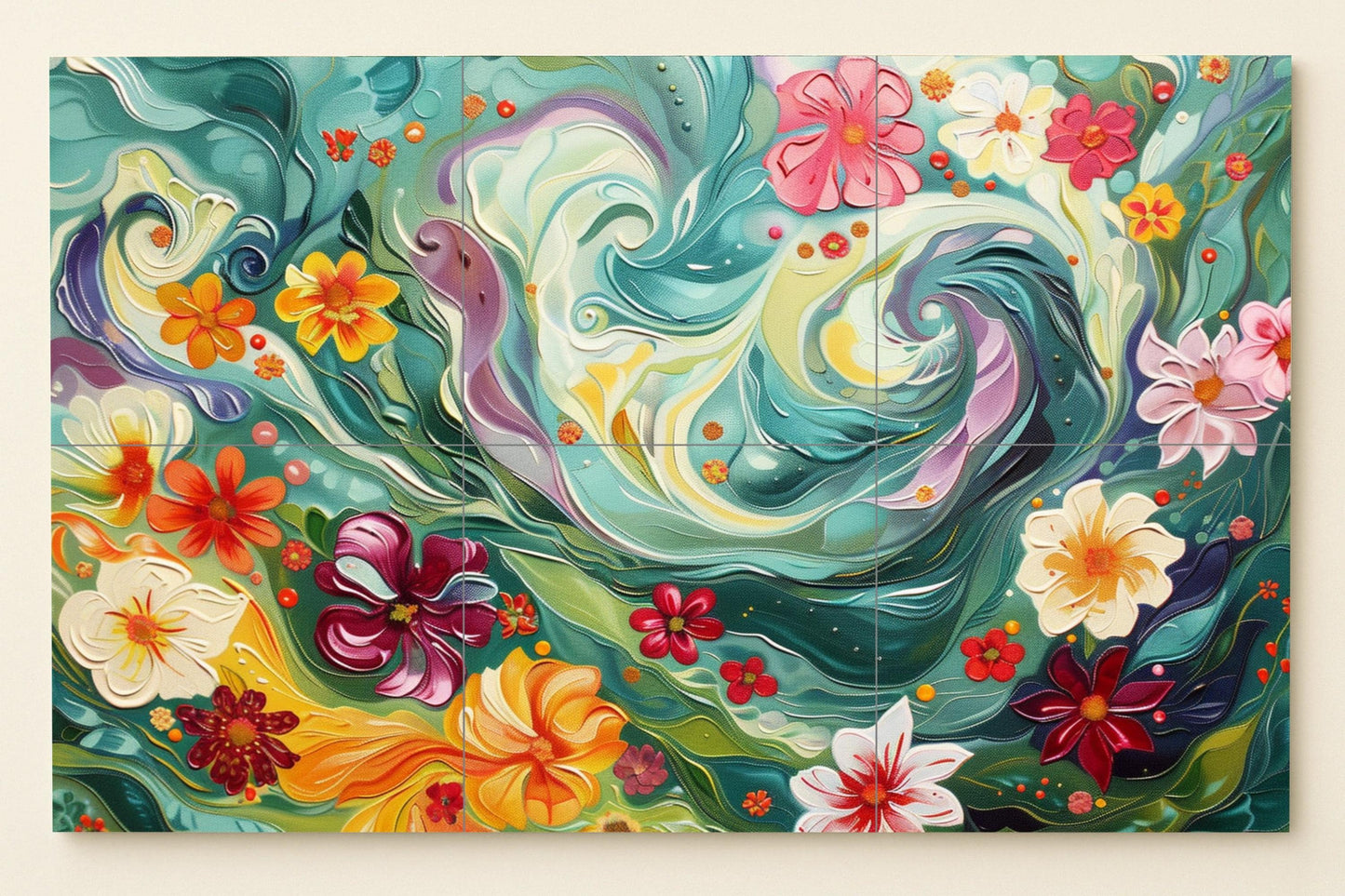 Mural de pared Tropical Bloomstorm