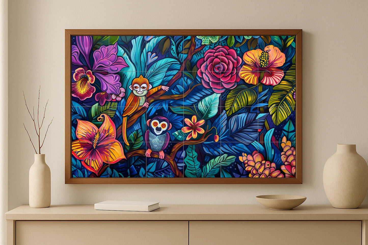 La selva amazónica — Fresque Murale en Carreaux de Céramique · Art Mural Nature