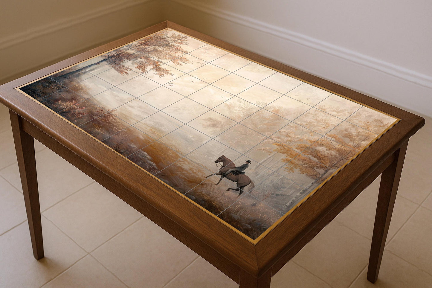 Fresque en Carrelage Jinete de les Apalaches — Fleurs et Paysages