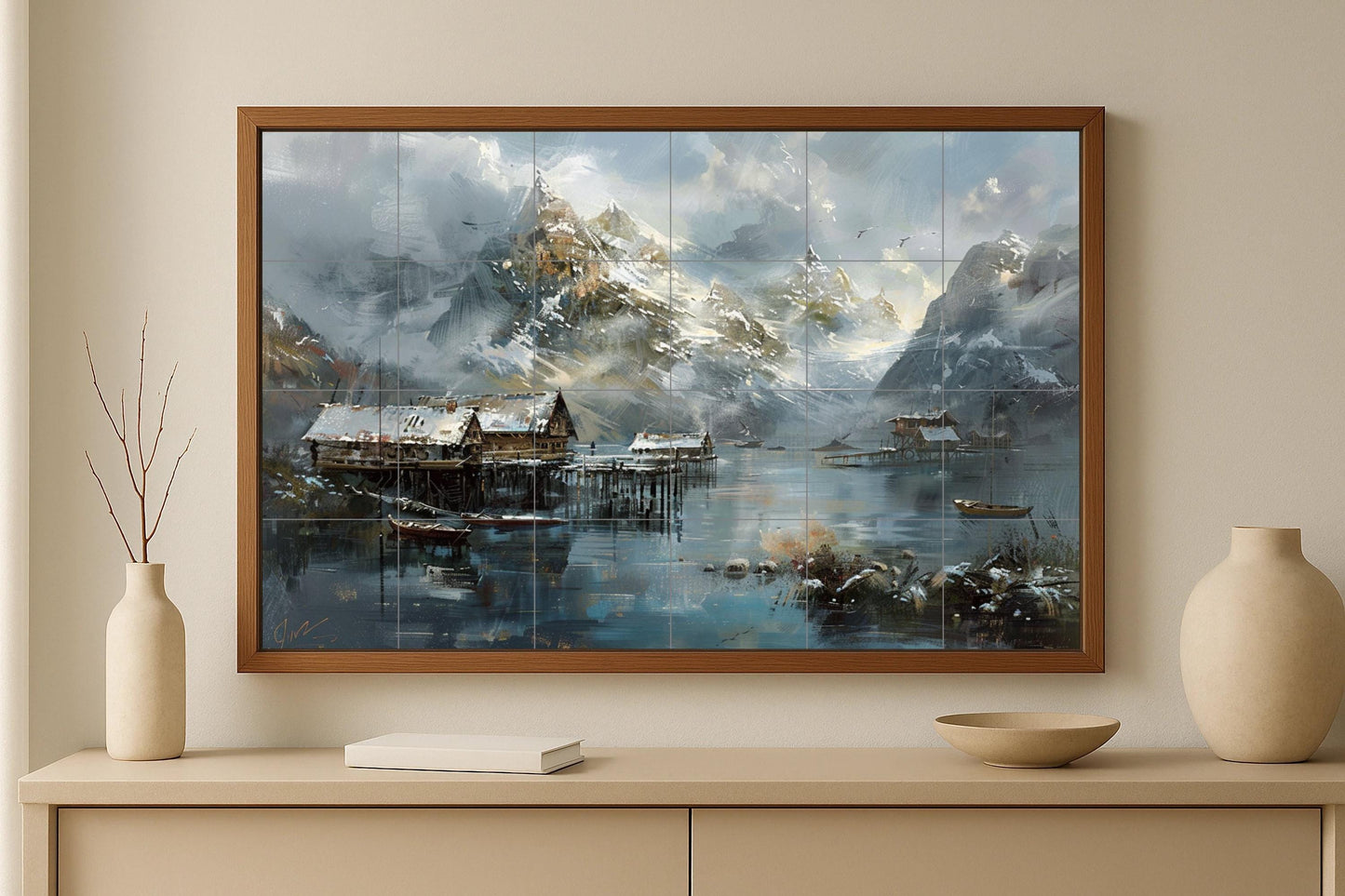 Invierno Nordico — Leggende ed Epica, Arte da Parete in Ceramica