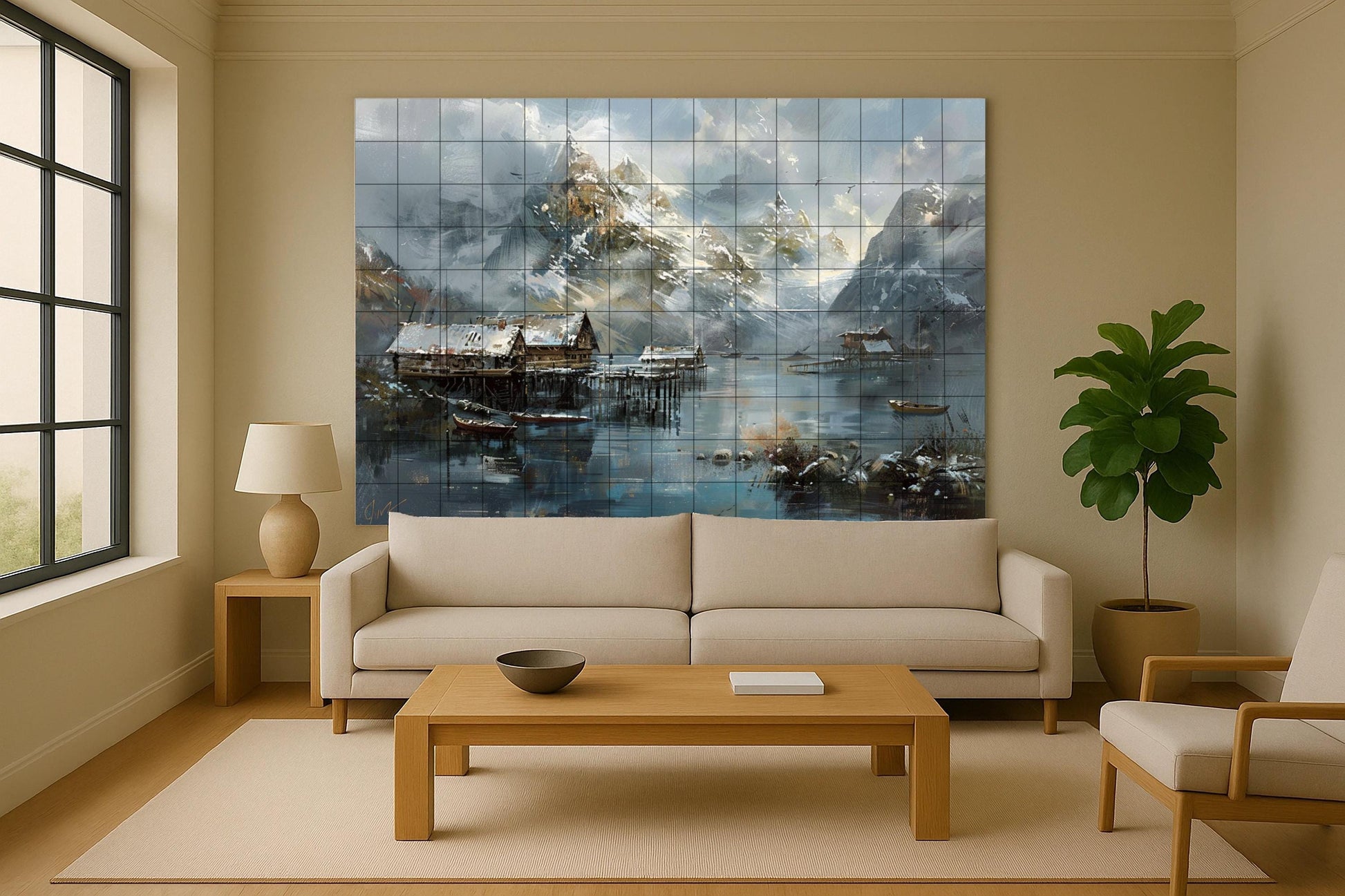 Invierno Nordico — Leggende ed Epica, Arte da Parete in Ceramica