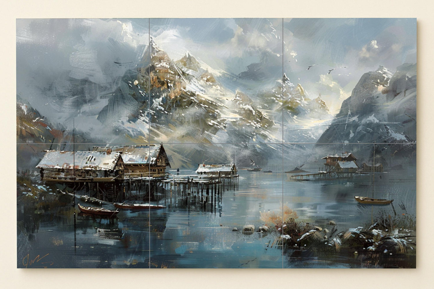 Invierno Nordico — Leggende ed Epica, Arte da Parete in Ceramica