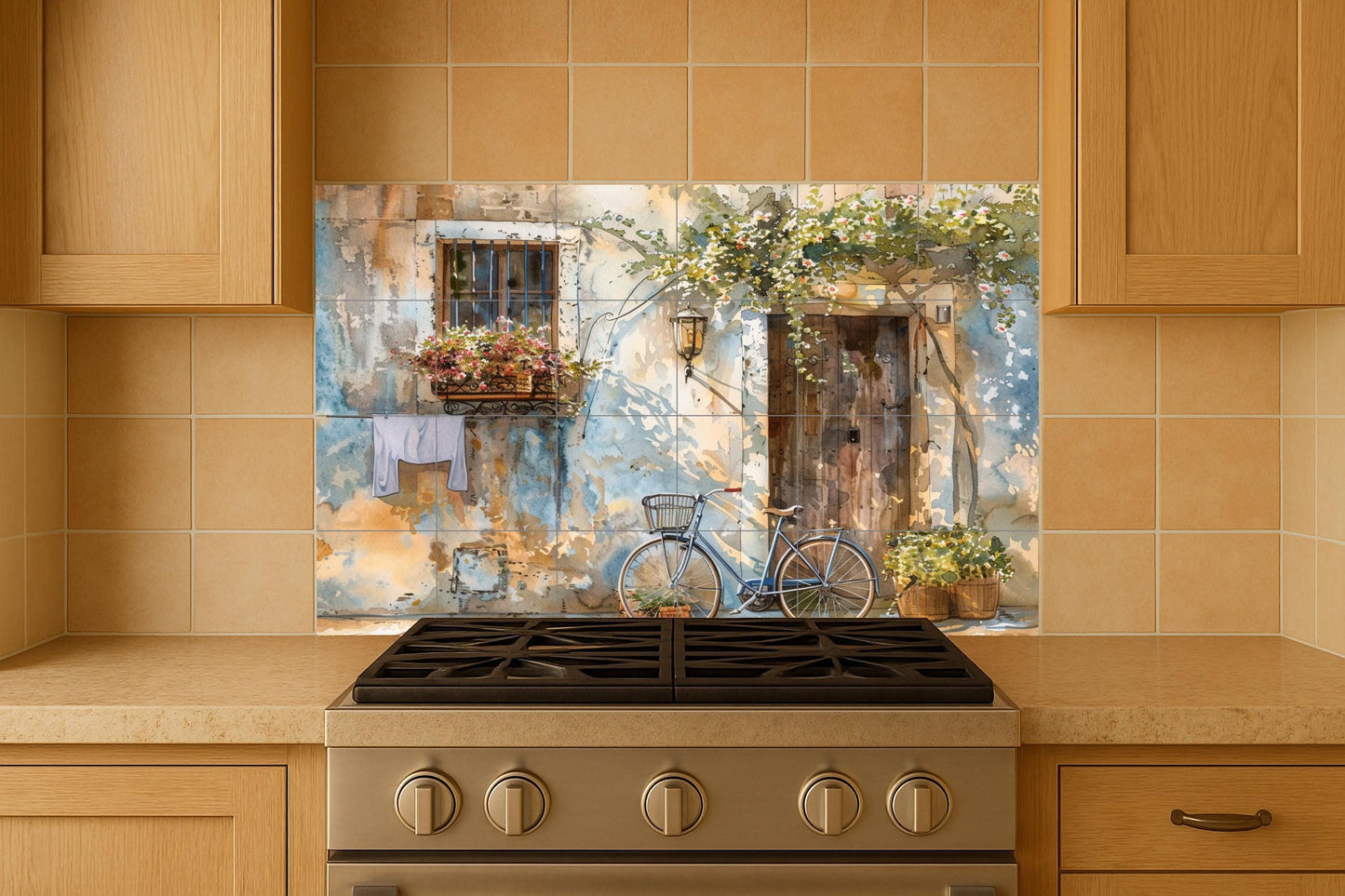 Mural de puerta provenzal