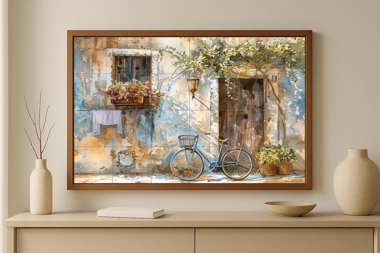 Mural de puerta provenzal