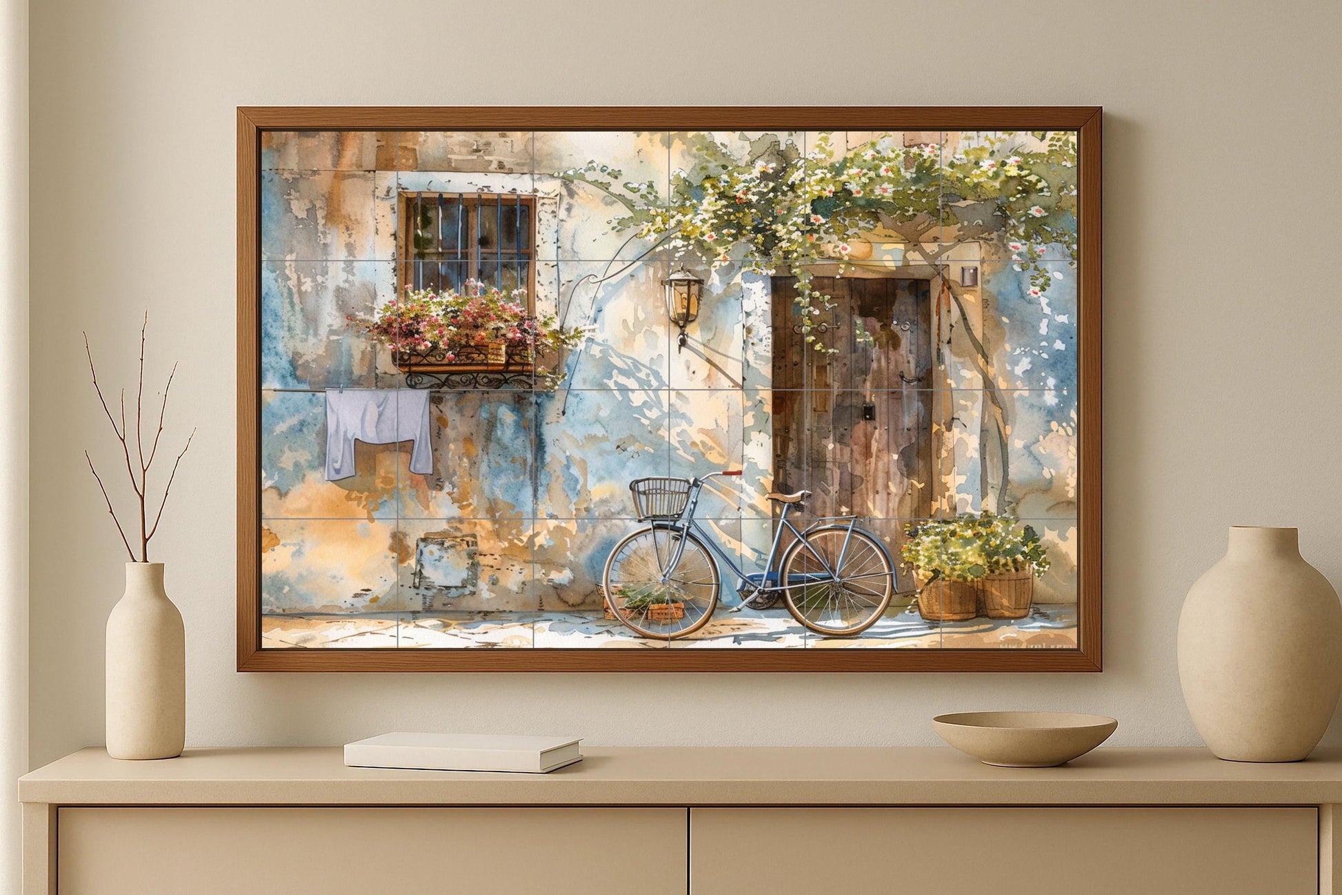 Mural de puerta provenzal
