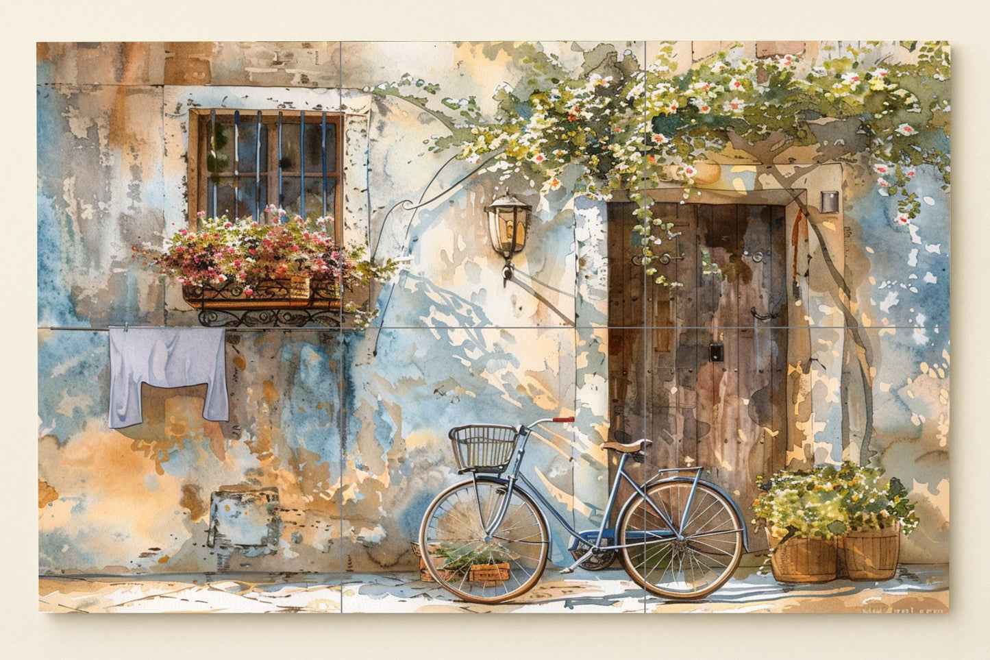 Mural de puerta provenzal
