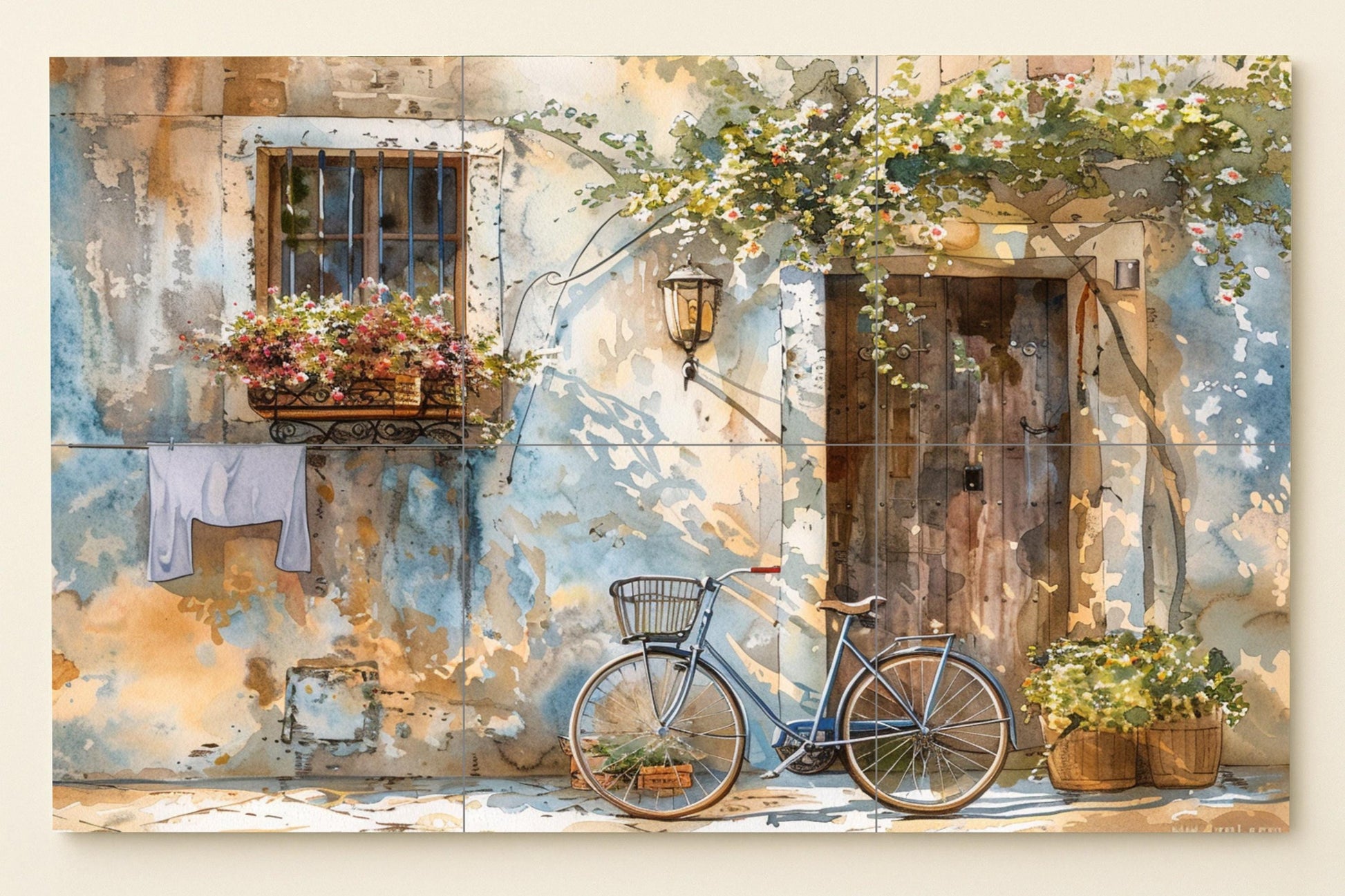 Mural de puerta provenzal