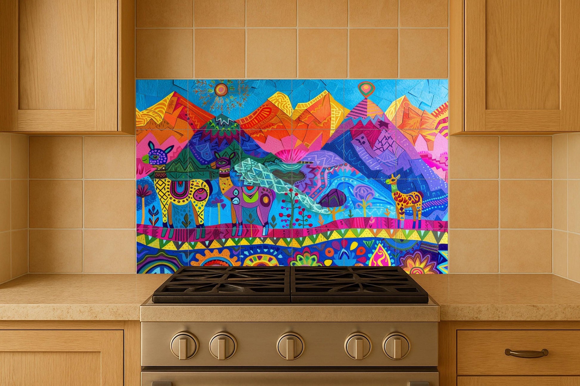Mural de espíritu andino
