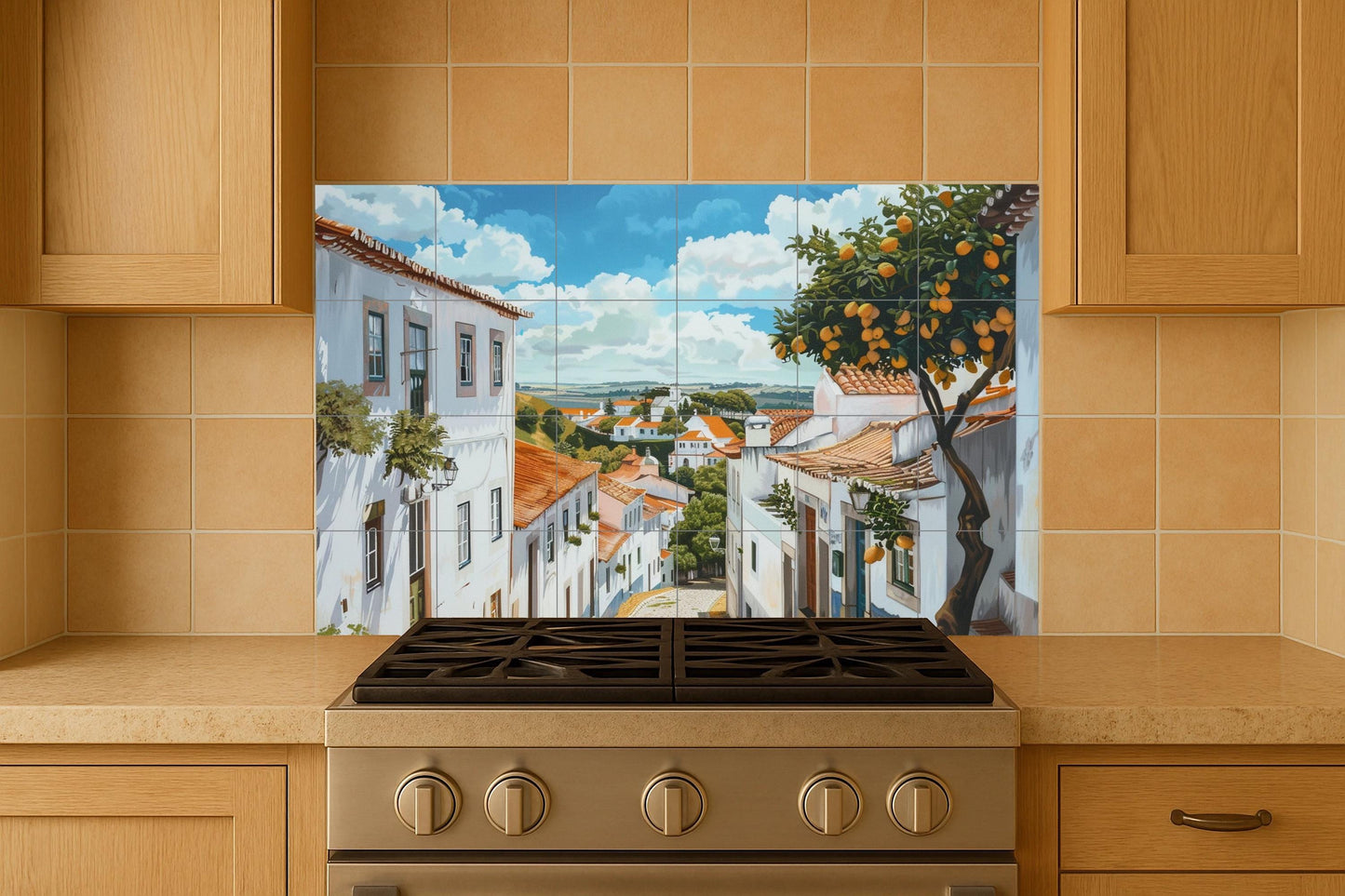 Mural de un pueblo portugués