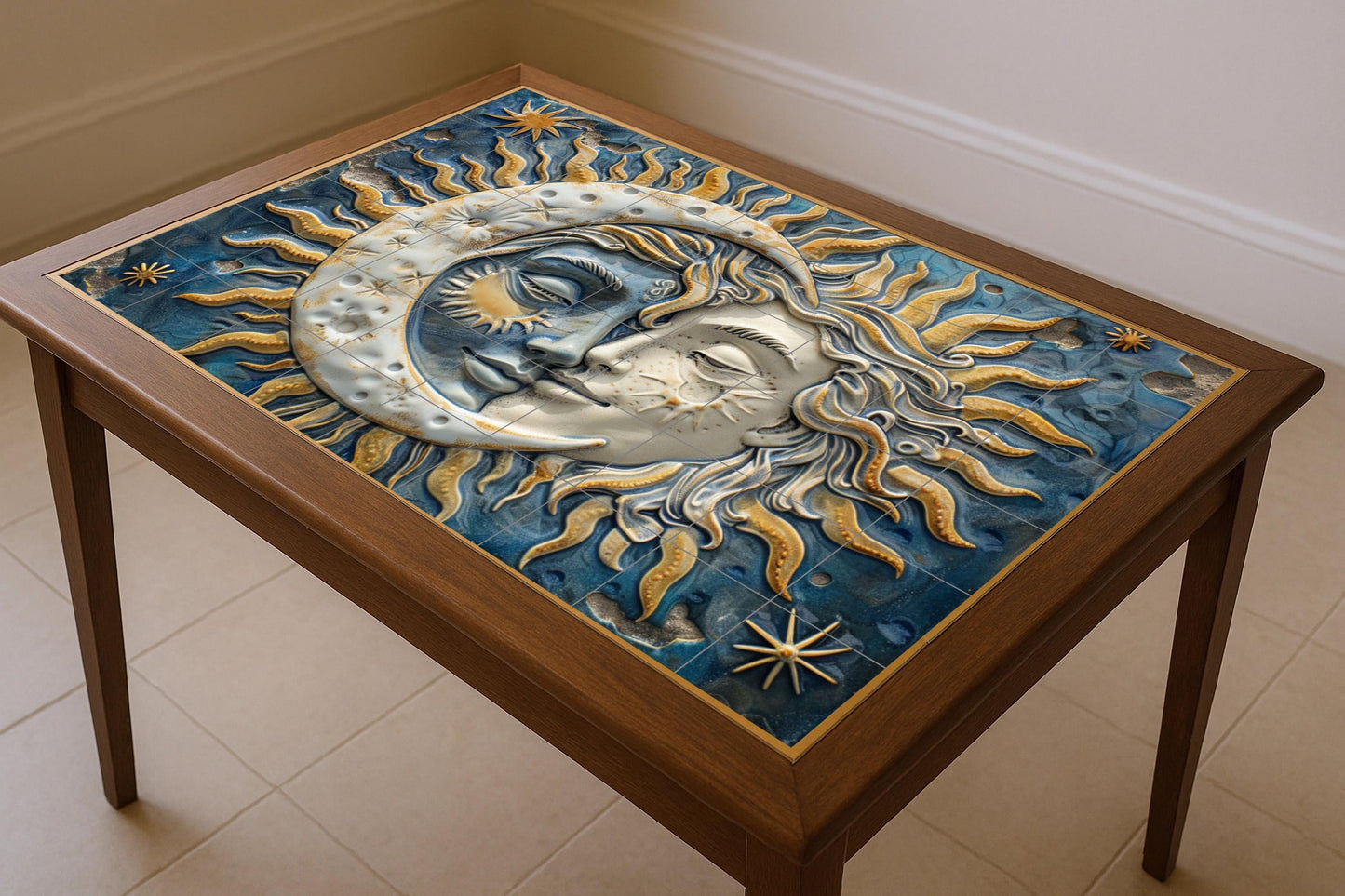 Sun and Moon — Legends & Epic Art · Ceramic Tile Mural